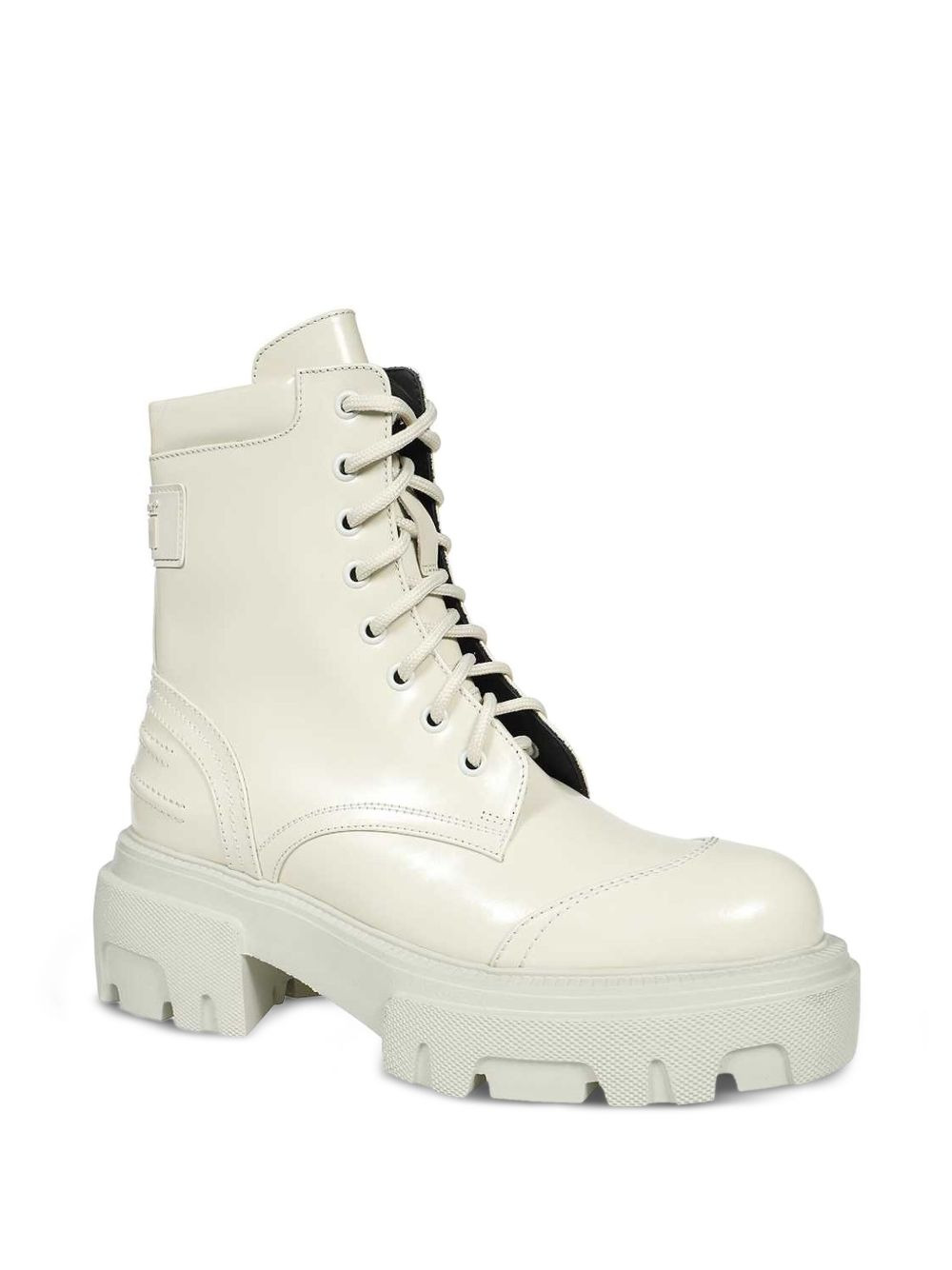 lace-up platform boots - 2