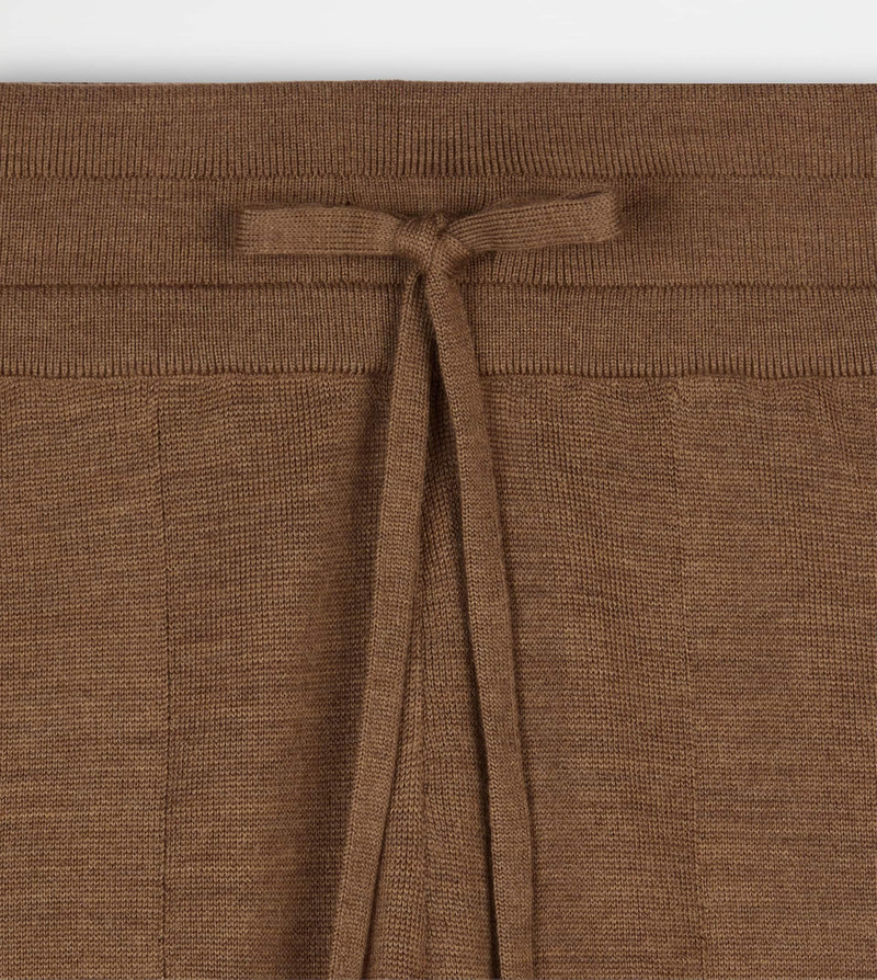 PANTS IN KNIT - BROWN 7