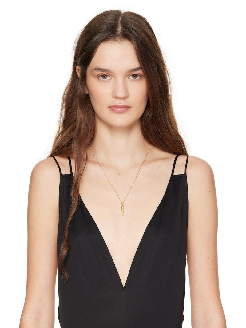 ALIGHIERI Gold 'The Mini Annotator' Necklace outlook