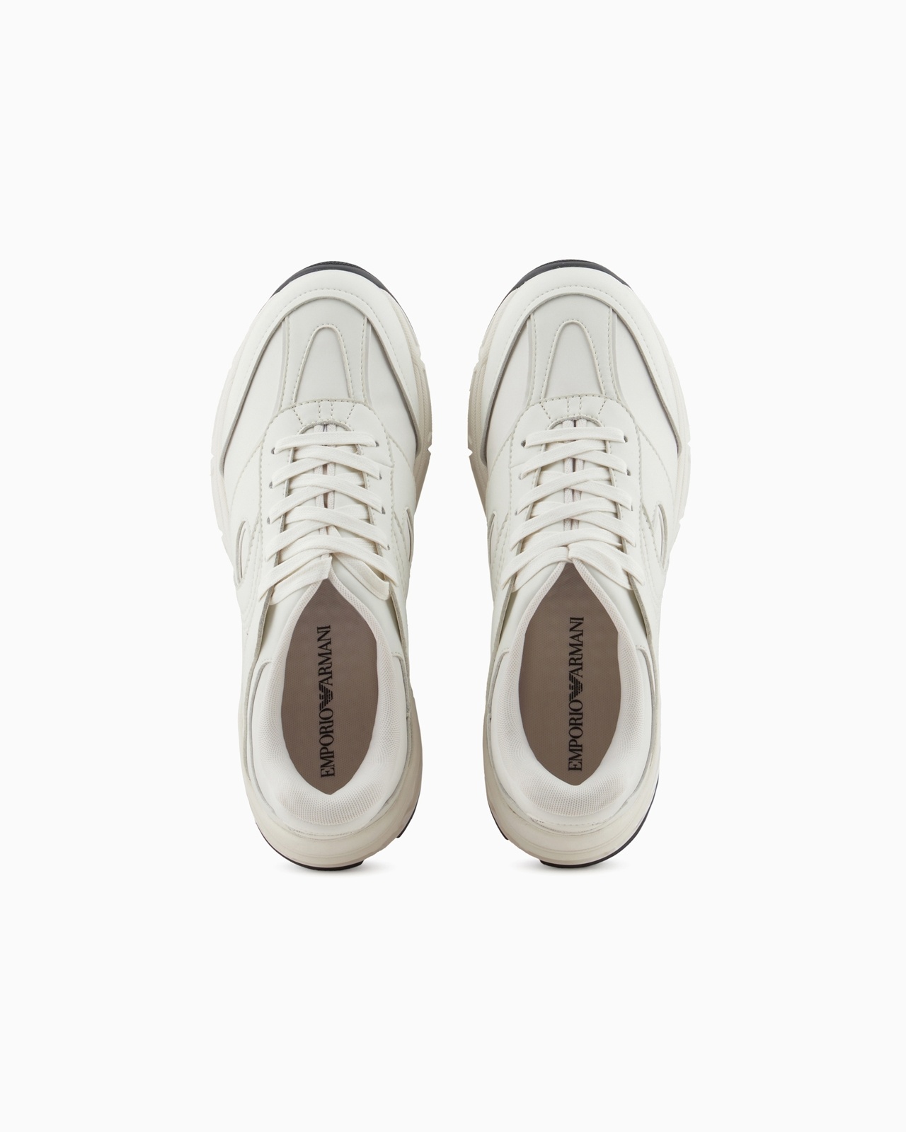 SOFT-MATERIAL SNEAKERS WITH WAVE MOTIF - 3