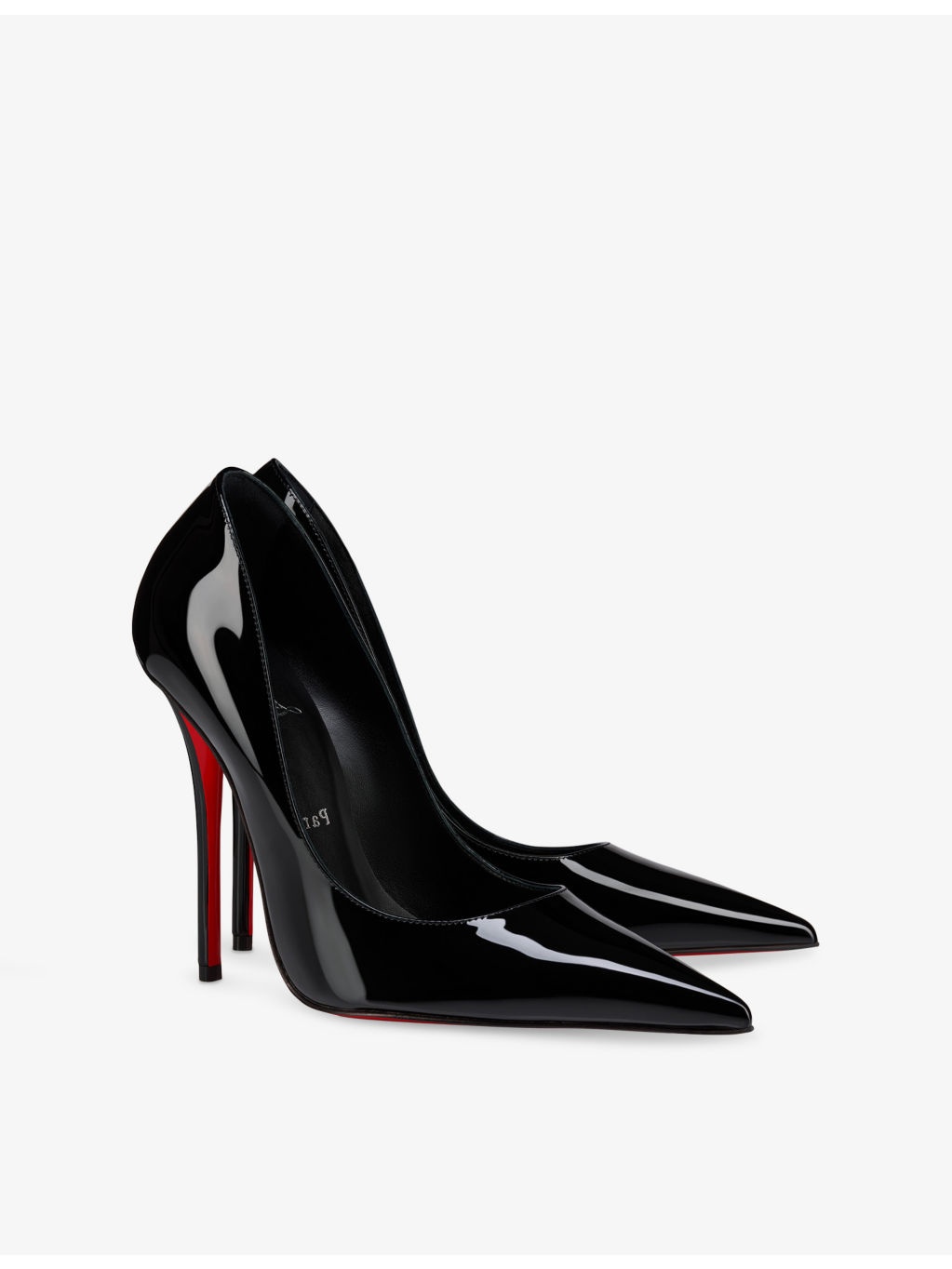 Miss Z 120 Patent-Leather Heeled Courts - 4