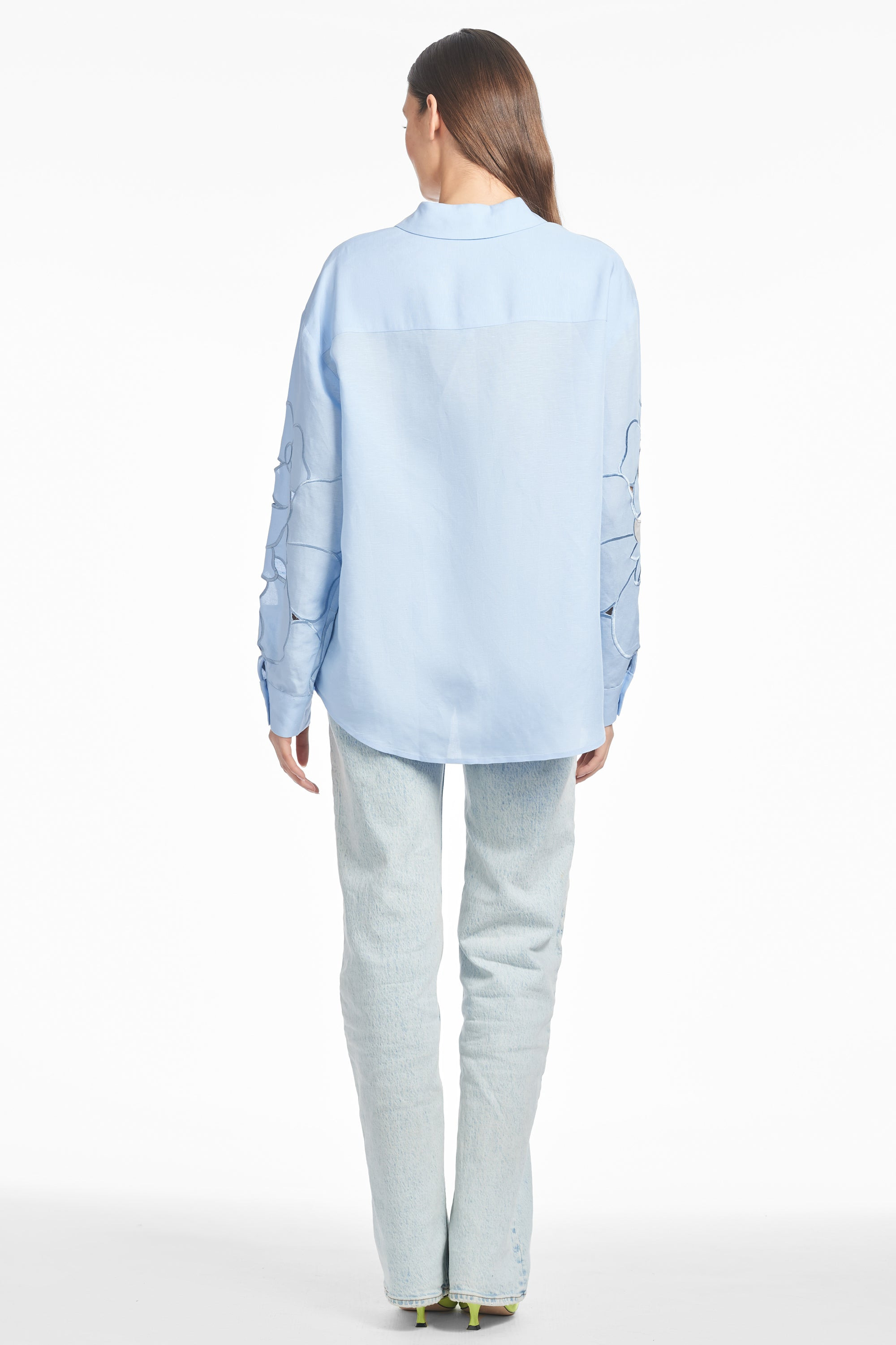 HALSEY TOP - DELFT BLUE - 5