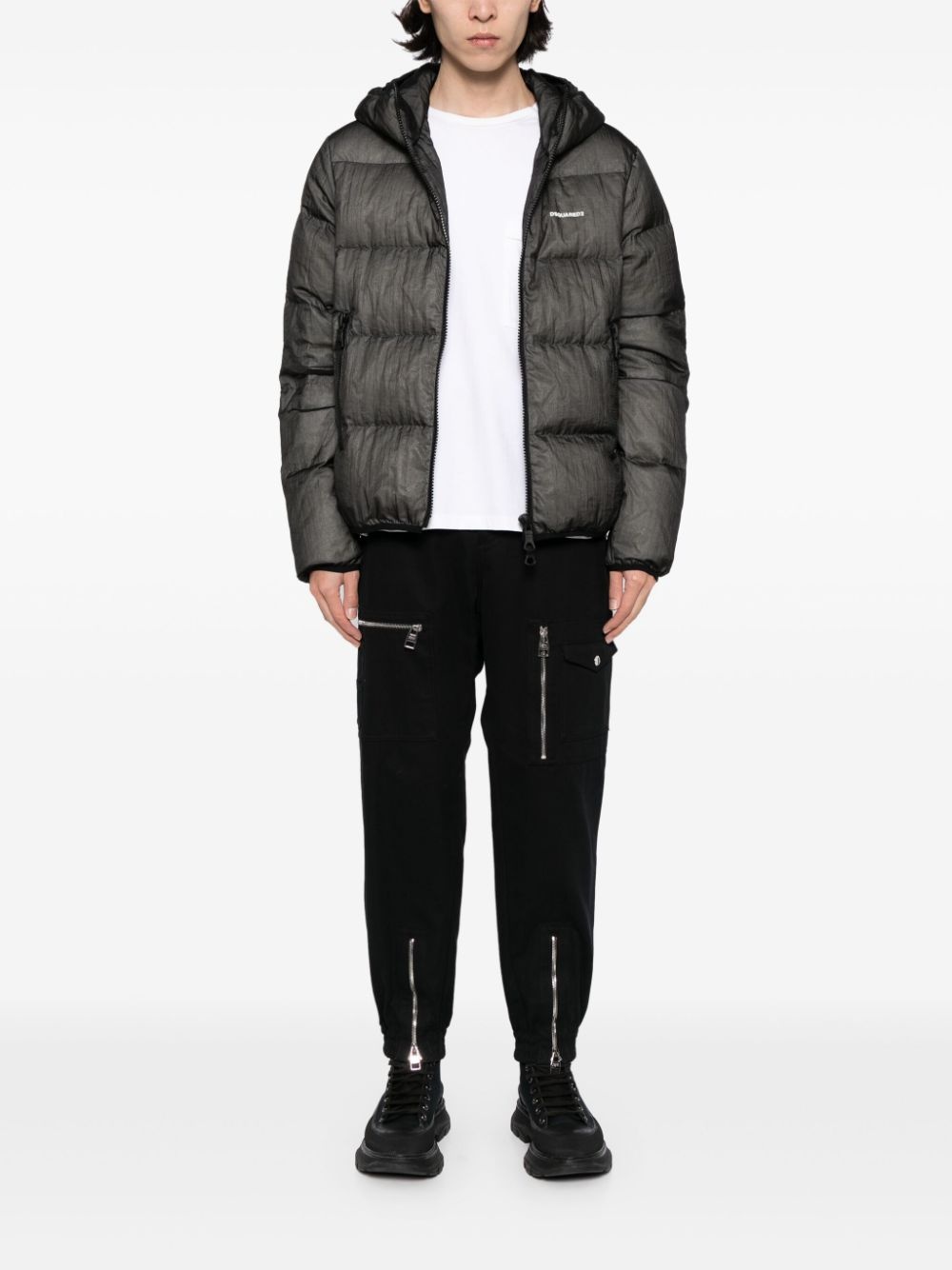 Kaban grid-pattern puffer jacket - 2