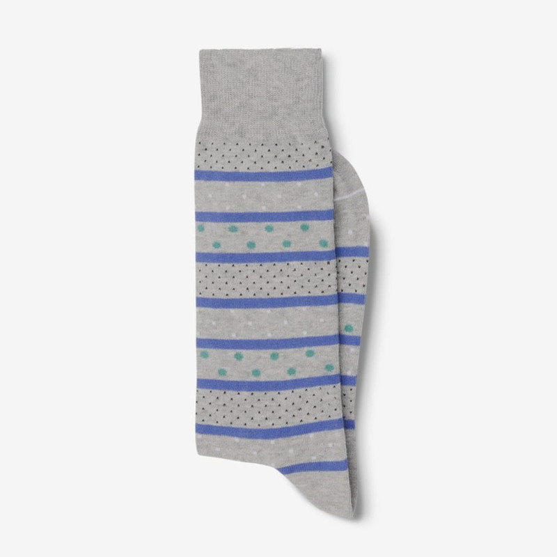 ALLEN EDMONDS Stripes and Dots Dress Socks outlook