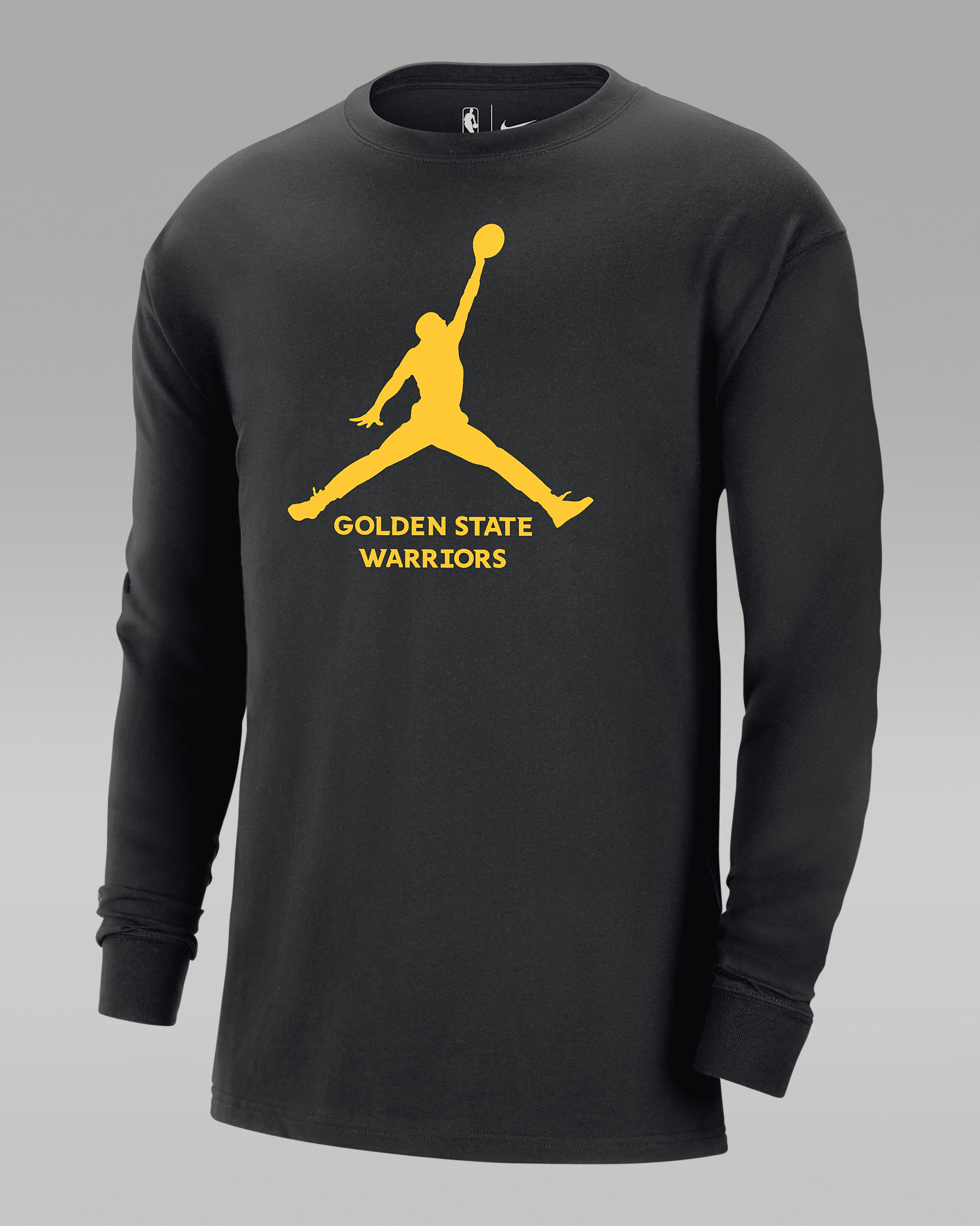 Men's Golden State Warriors Essential Jordan NBA Long-Sleeve T-Shirt - 1