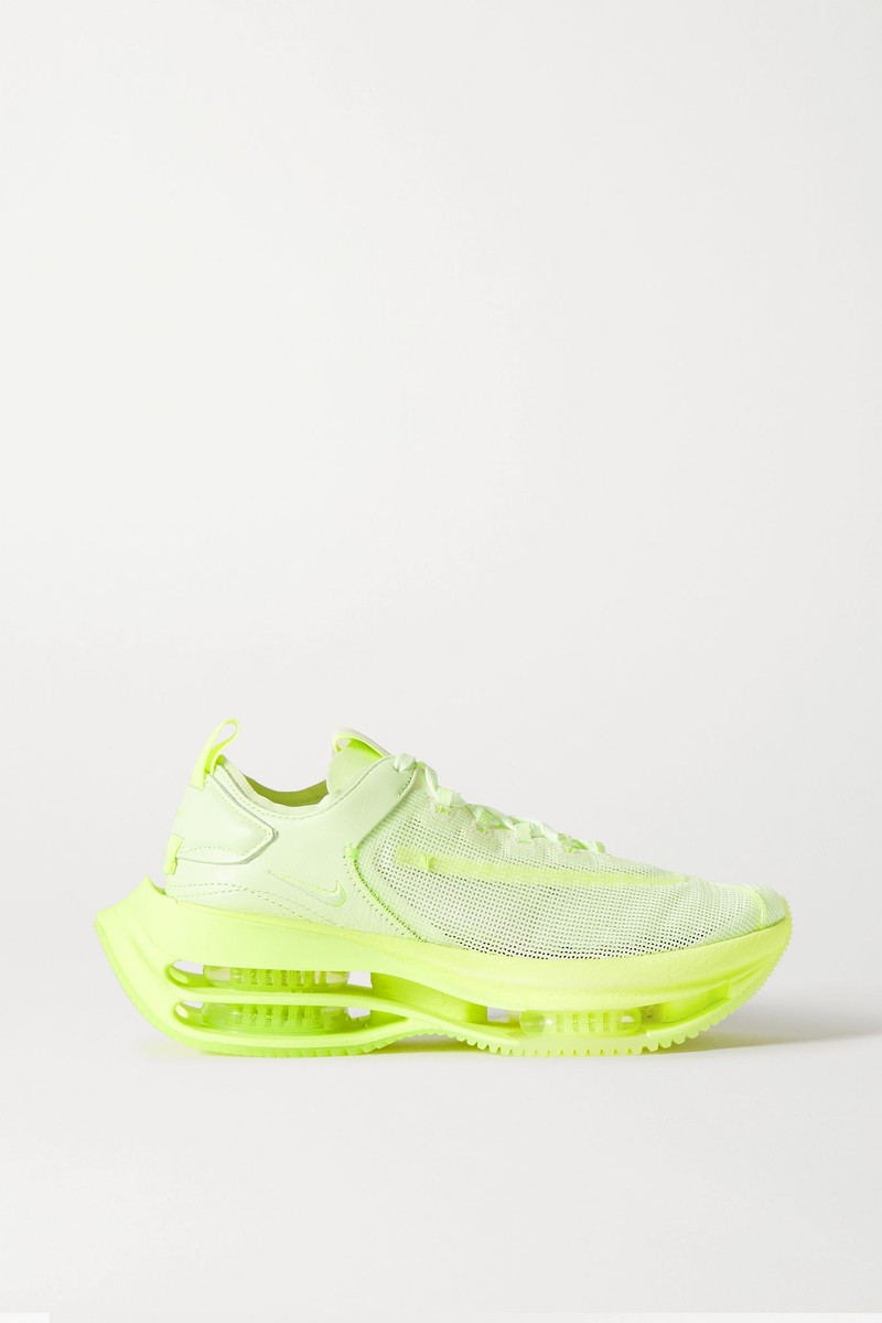 Double Stack mesh and leather sneakers - 1