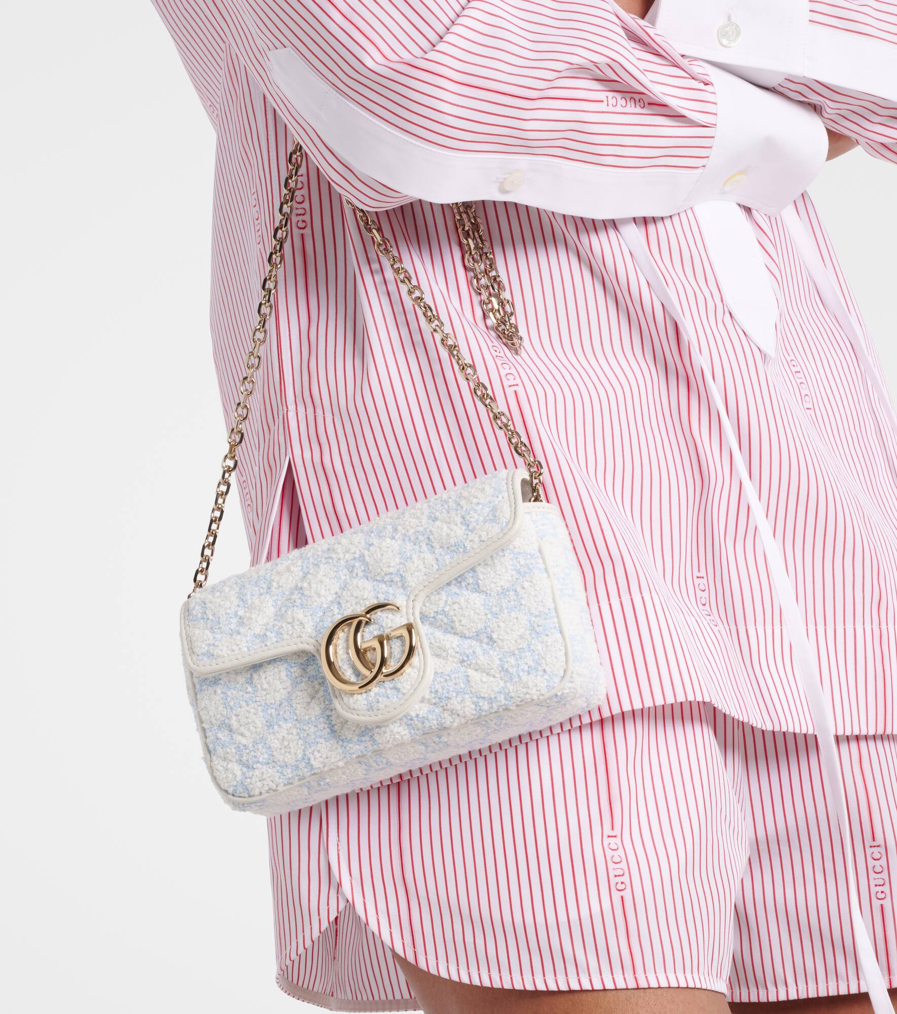GG Marmont Mini bouclé shoulder bag - 2