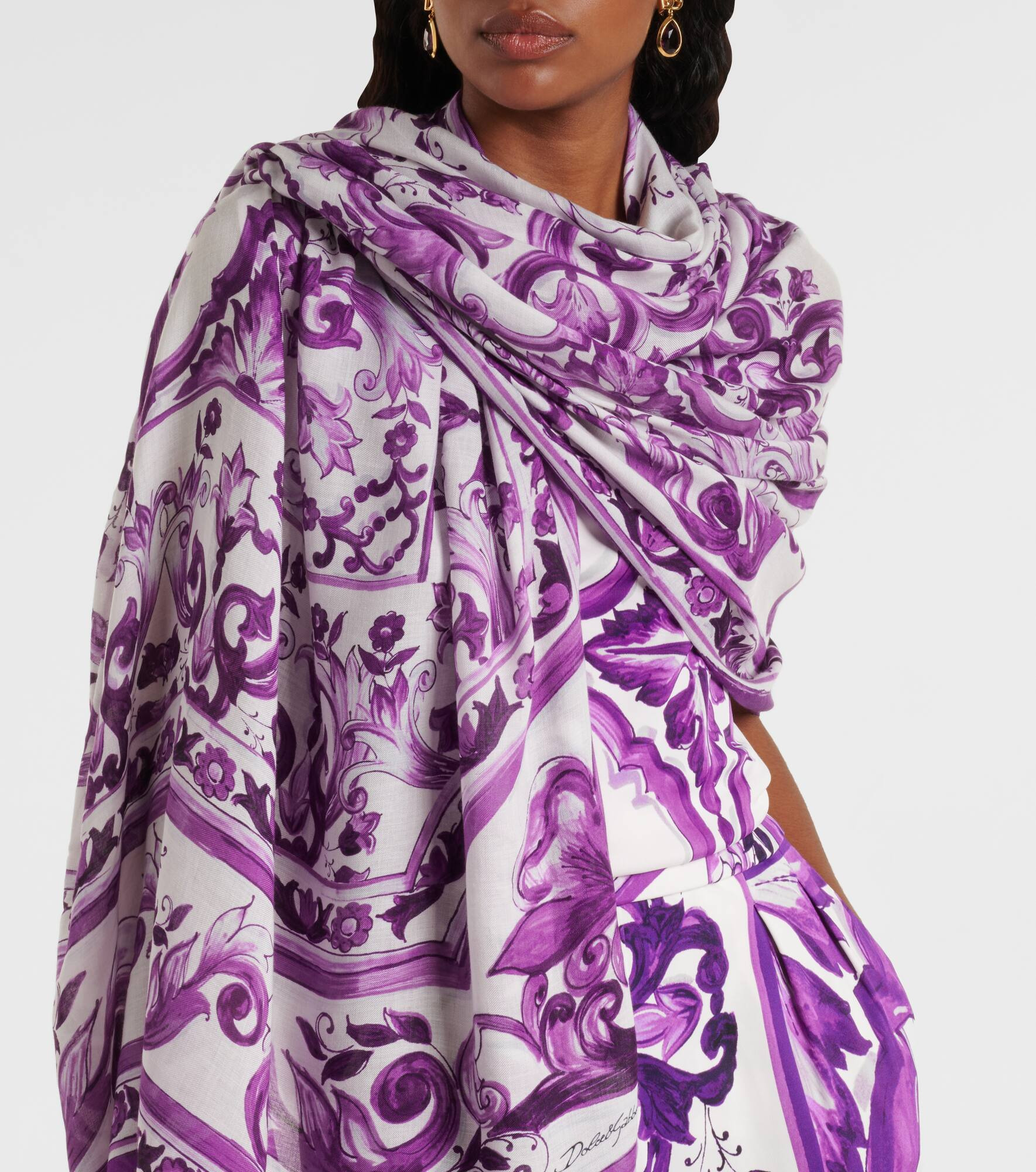Majolica scarf - 2