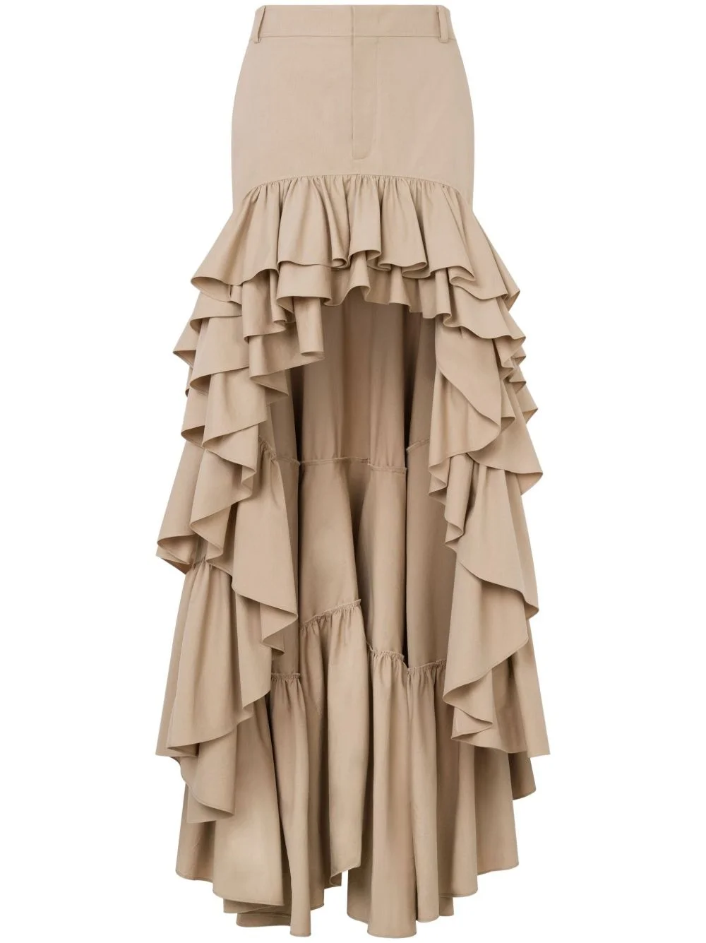 ruffled maxi skirt - 1