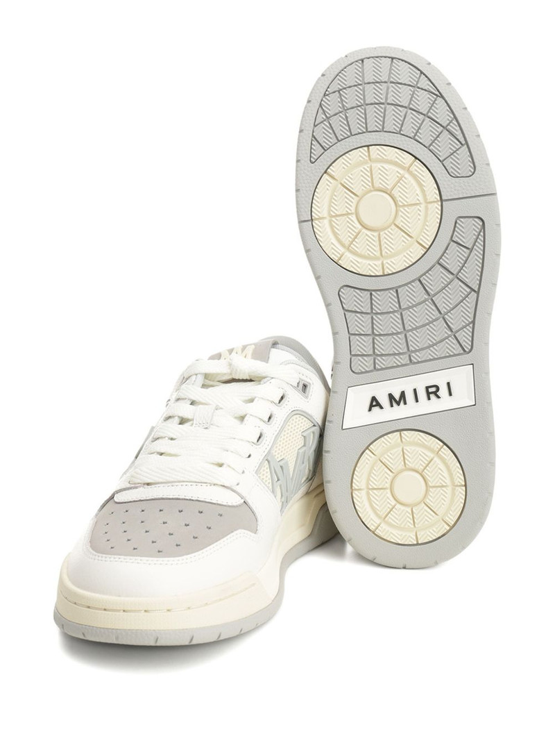 AMIRI logo-detail leather lace-up low-top sneakers outlook