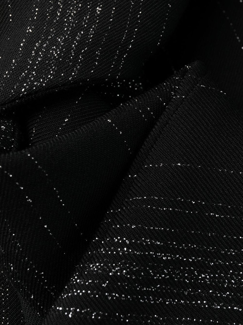 lurex-detail balloon-leg trousers 5