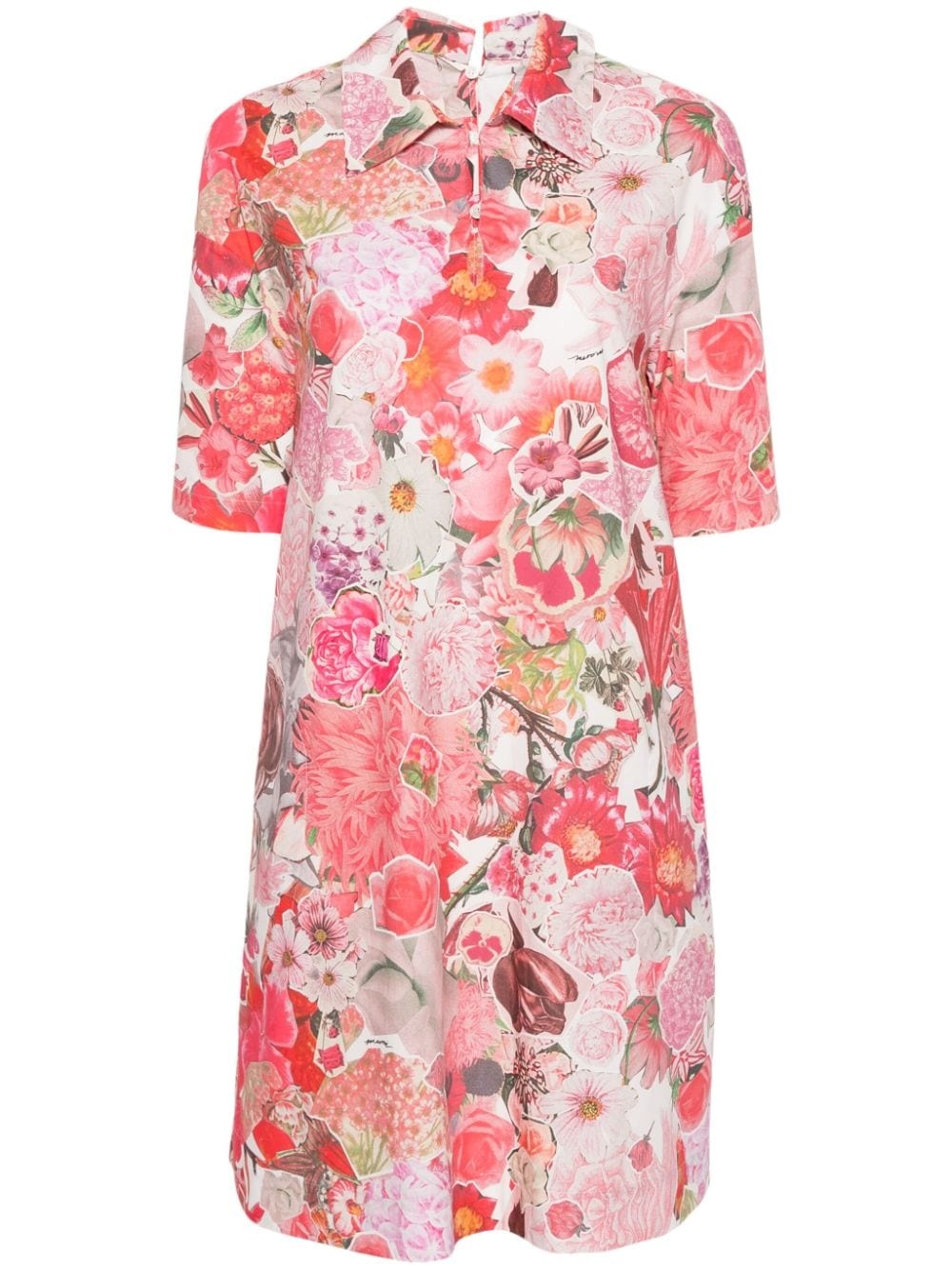 Kleid floral-print cotton dress - 1