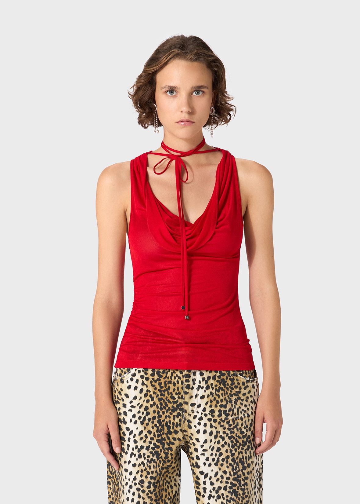 SABLÉ JERSEY TOP WITH STRINGS - 3