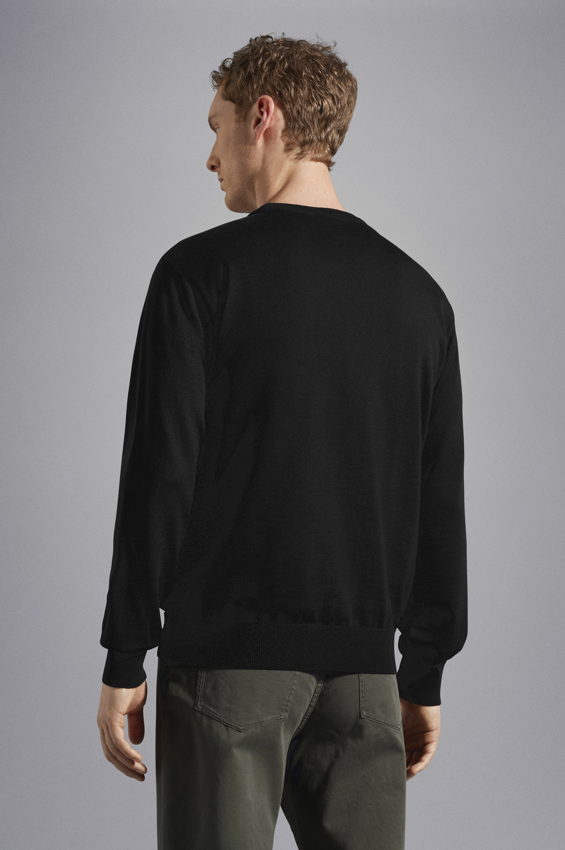 WOOL SWEATER WITH SHARK BADGE - 3