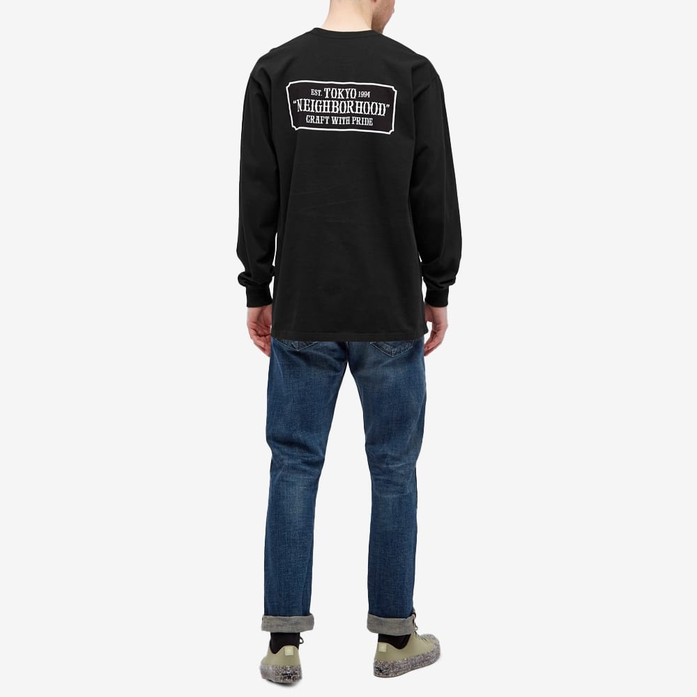 Neighborhood Long Sleeve Bar & Shield Tee - 6