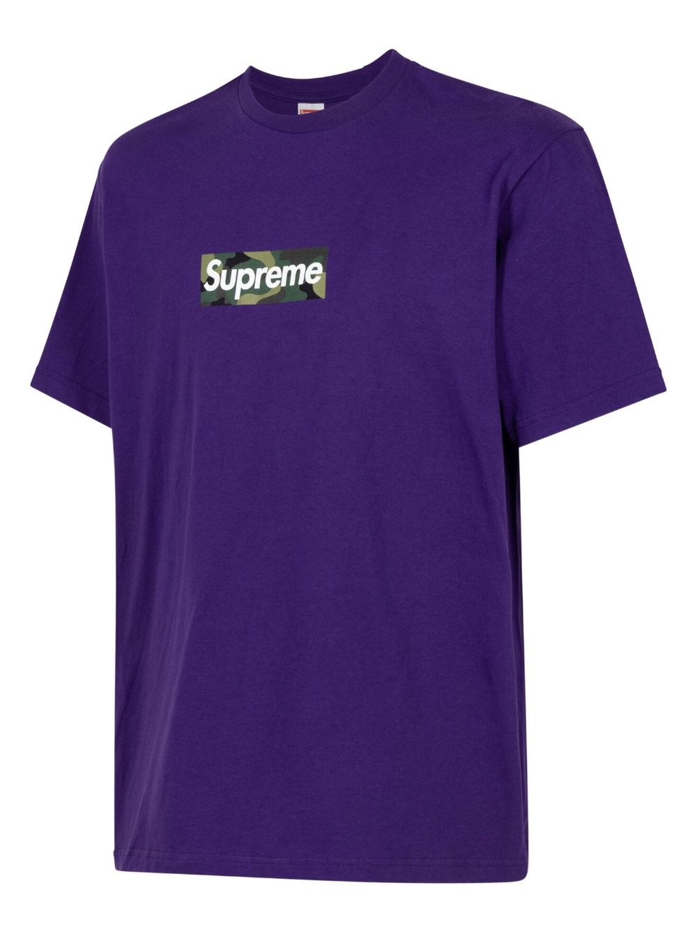 box logo cotton T-shirt - 3