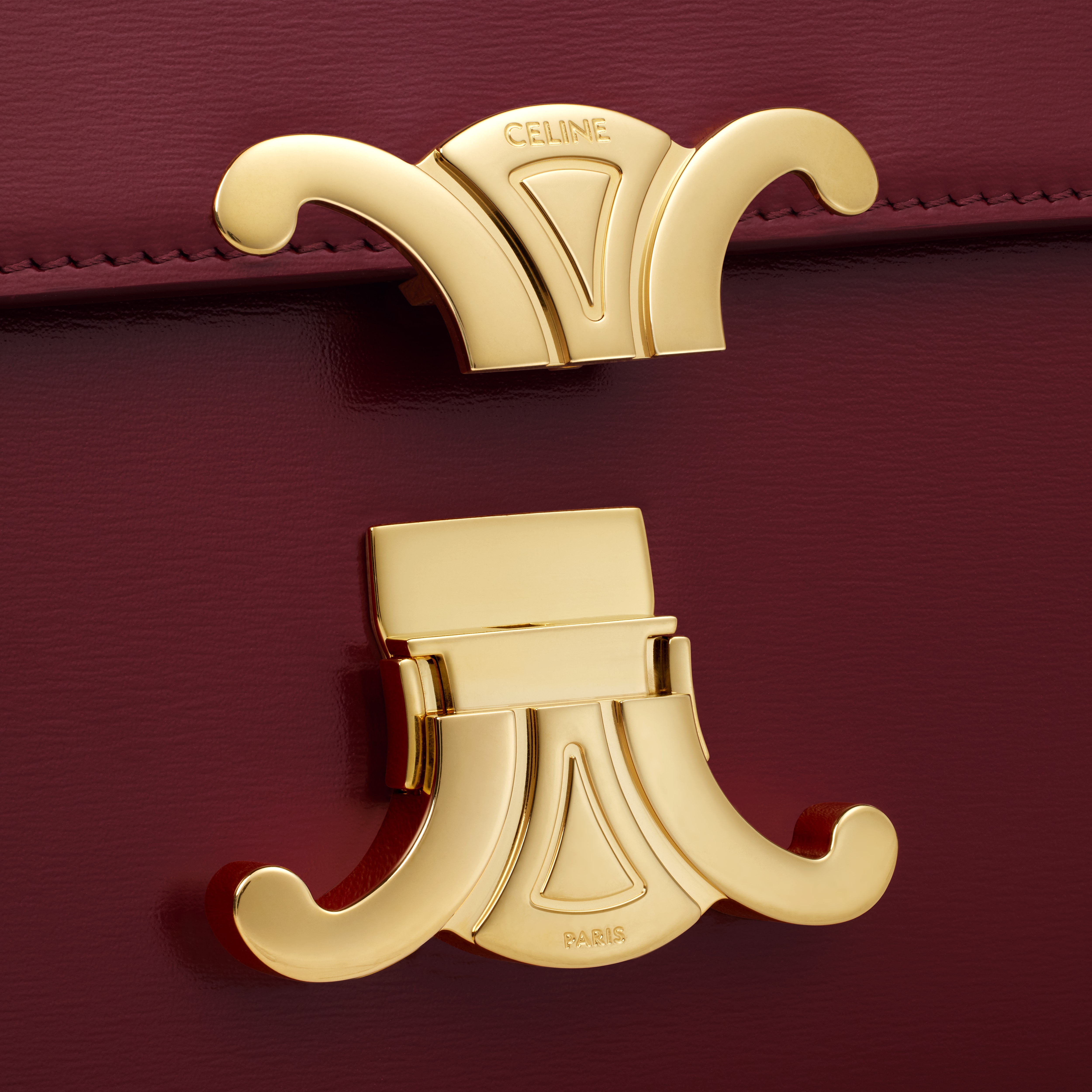 Teen Triomphe Bag in shiny calfskin - 5