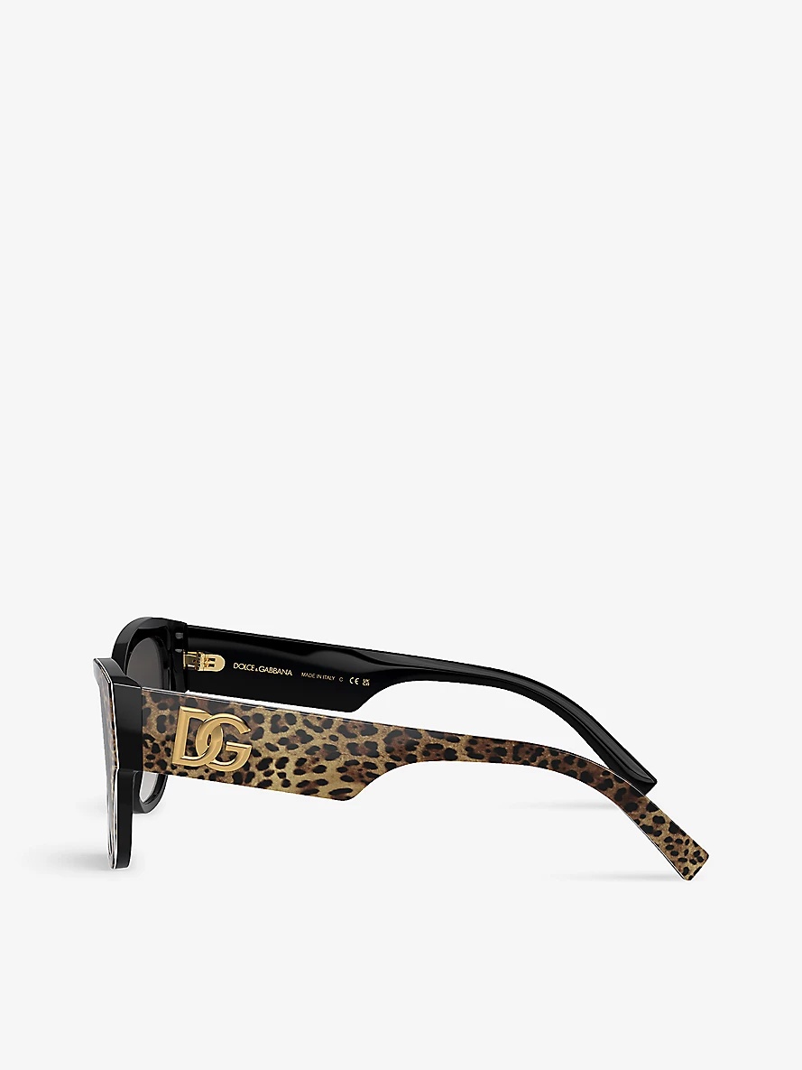 DG4449 butterfly-frame acetate sunglasses - 3
