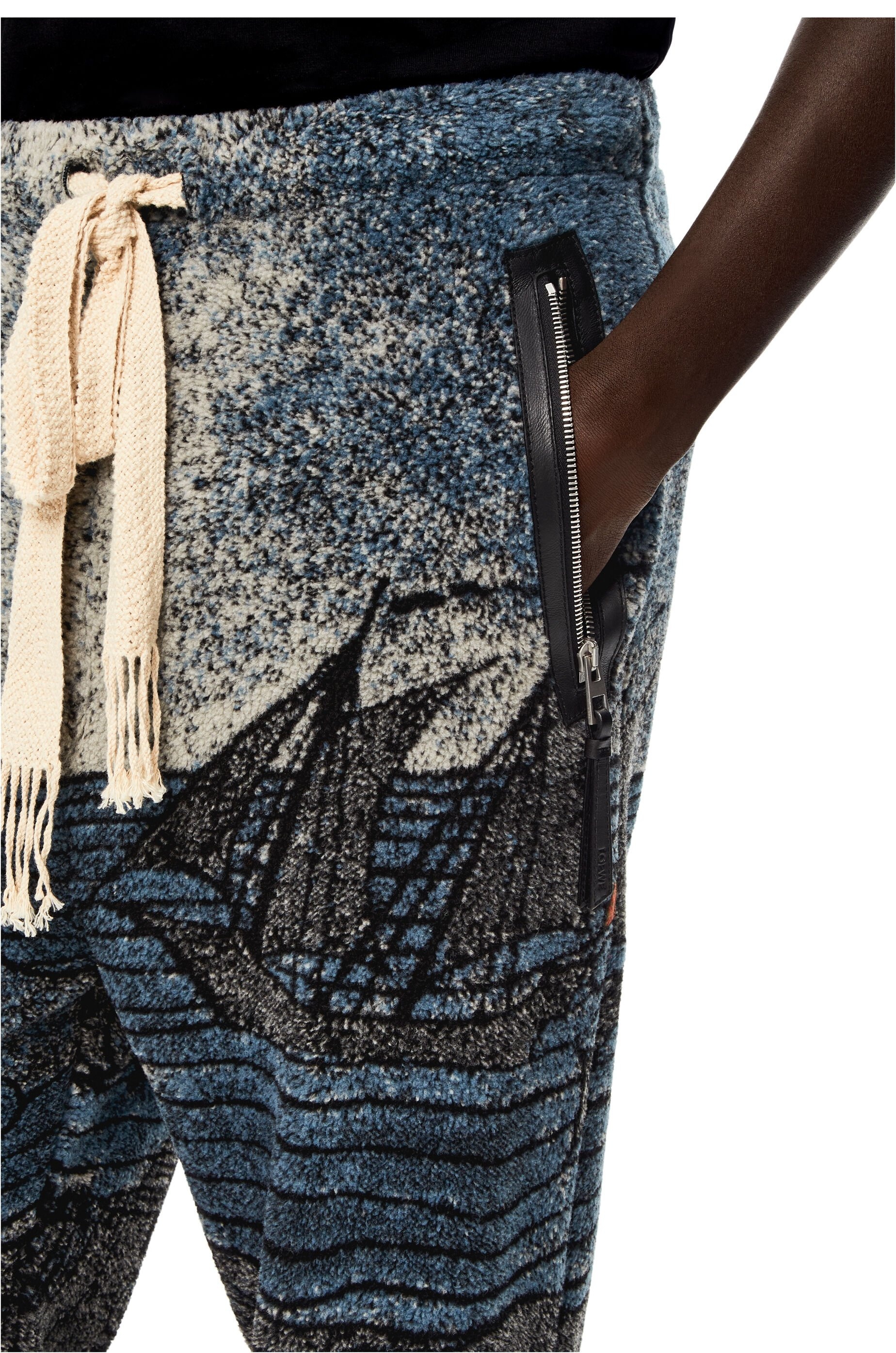 Lighthouse trousers in jacquard fleece - 5