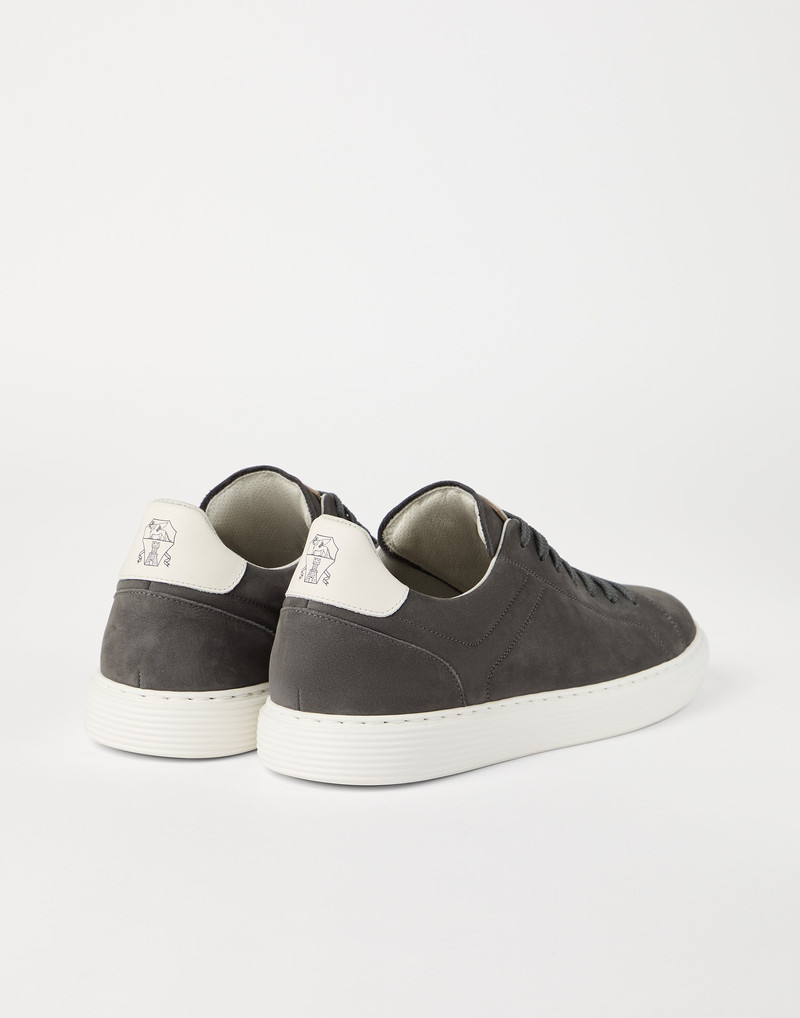 Brunello Cucinelli Nubuck calfskin sneakers outlook