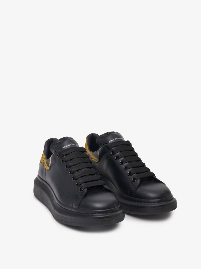 Men's Oversized Sneaker in Black/ Gold - 2