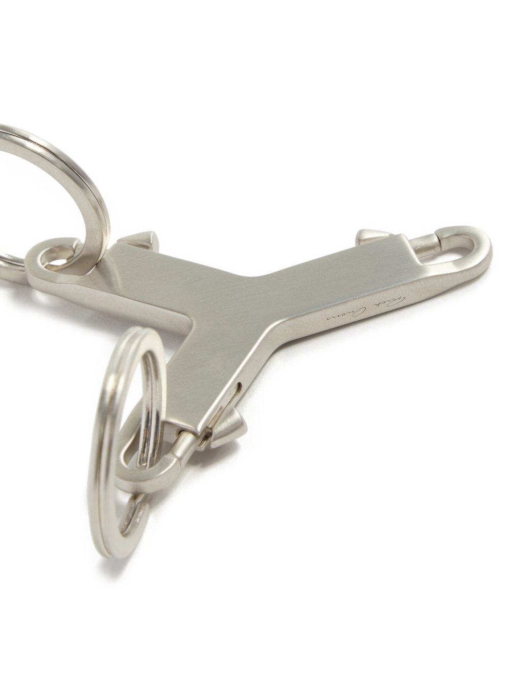 RICK OWENS★Cerberus キーリング 送関込み Rick Owens Cerberus brushed-finish Keychain | Silver | FARFETCH
