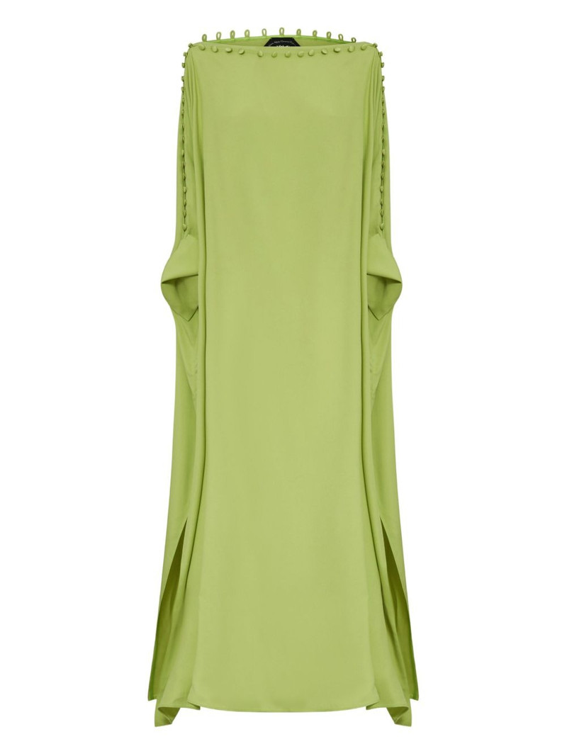one-shoulder 버튼 꼬리 kaftan 1