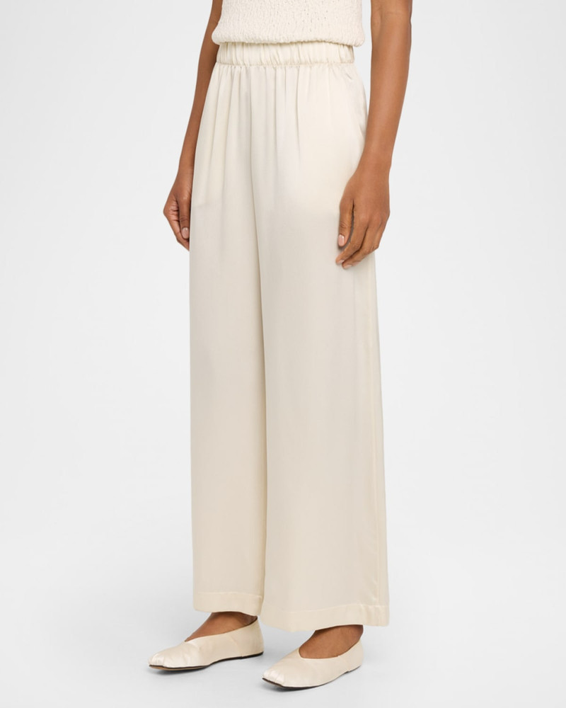 Brynn Silk Wide-Leg Pants 4