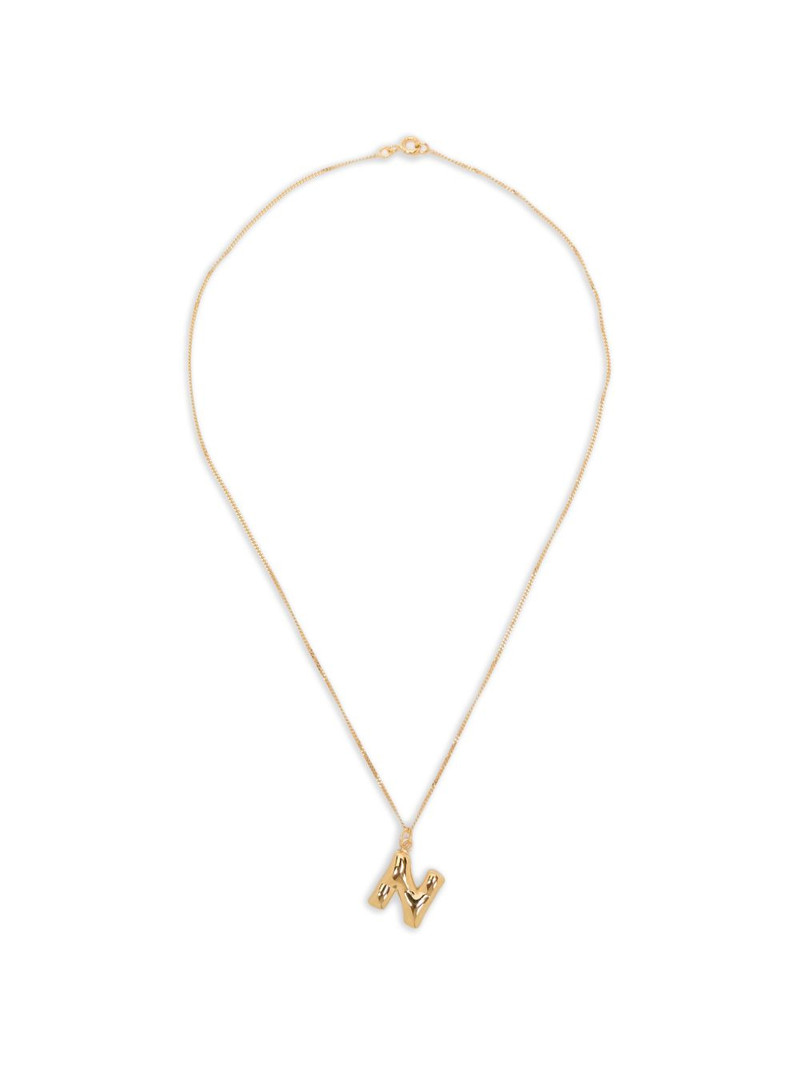 N-initial pendant necklace 1
