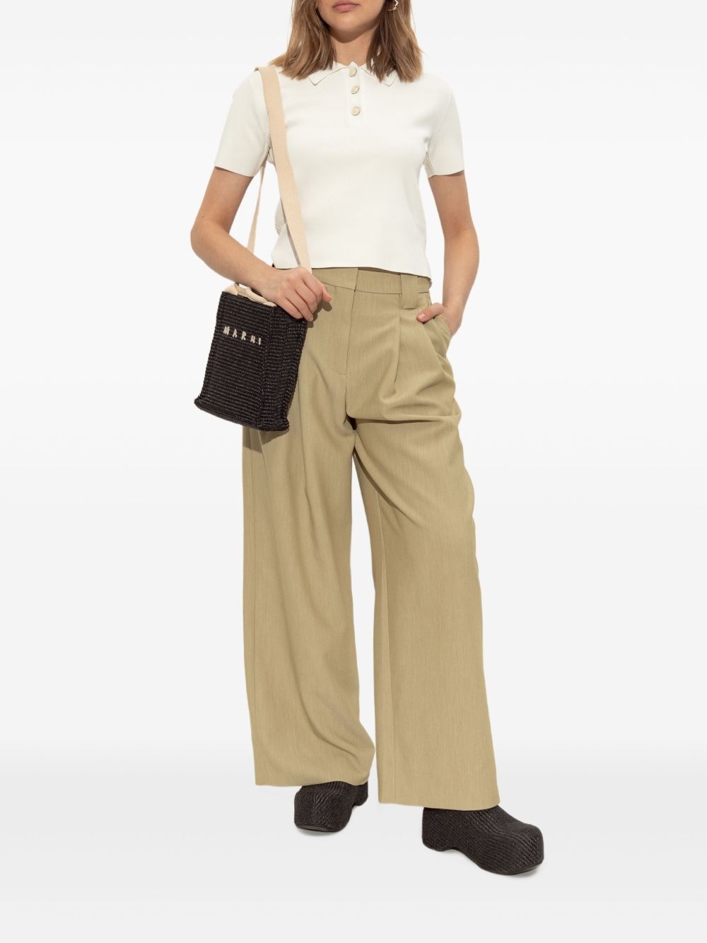 logo-print mules - 5