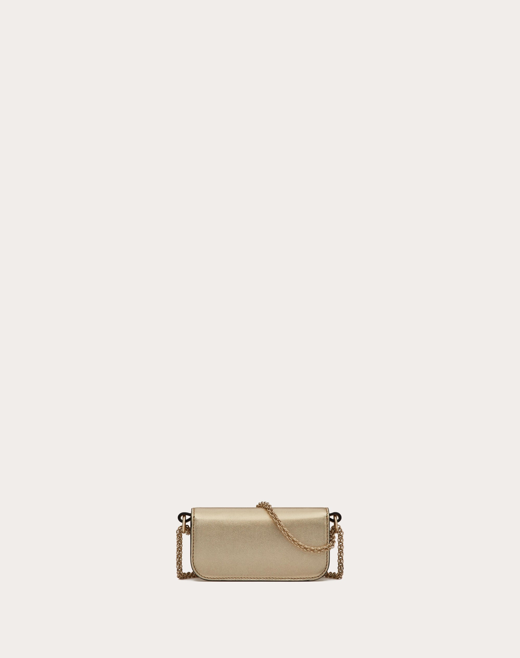 VALENTINO GARAVANI LOCÒ MICRO BAG WITH CHAIN AND JEWEL LOGO - 4