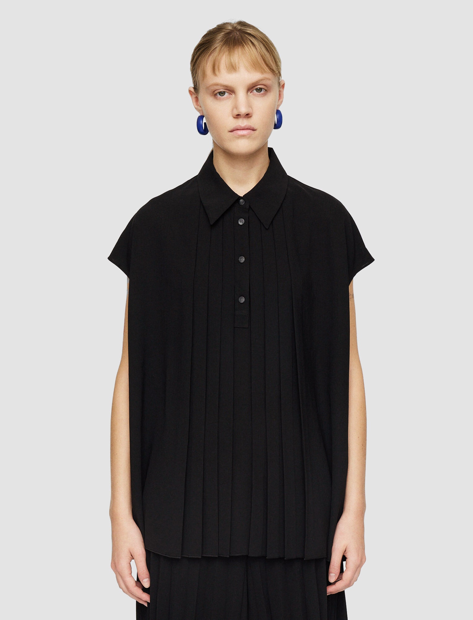 Airy Plissé Antin Blouse - 3
