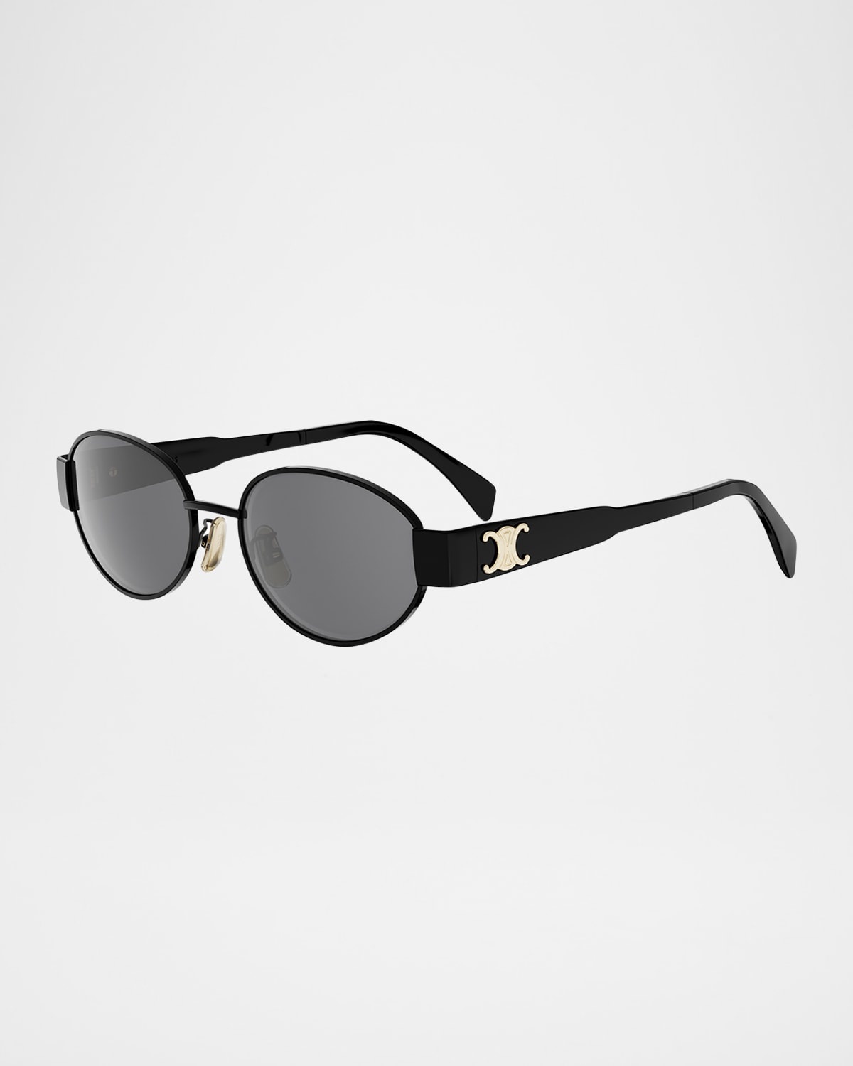 Triomphe Oval Metal Sunglasses - 3
