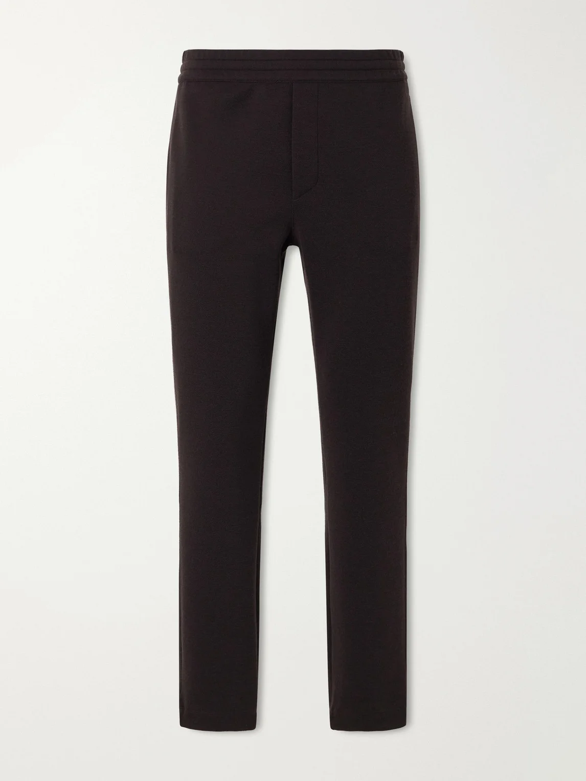 Straight-Leg Honeycomb-Knit Cotton, Wool and Silk-Blend Sweatpants - 1