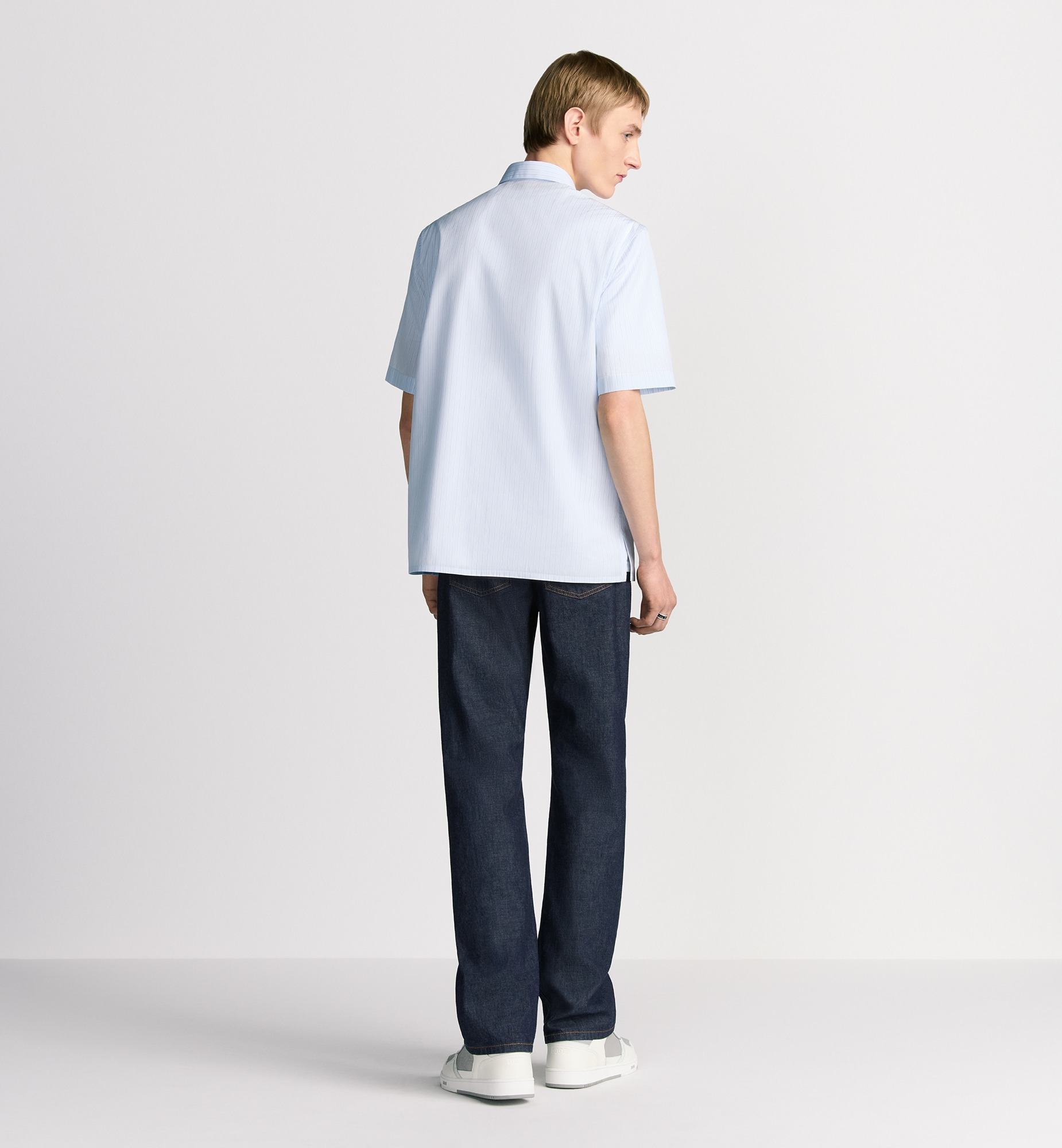 Short-Sleeved Shirt with Diorling Embroidery - 4