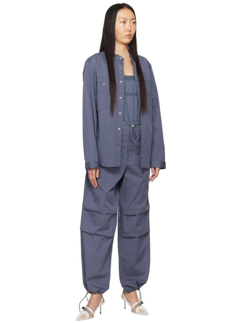 Dion Lee Gray Parachute Trousers outlook