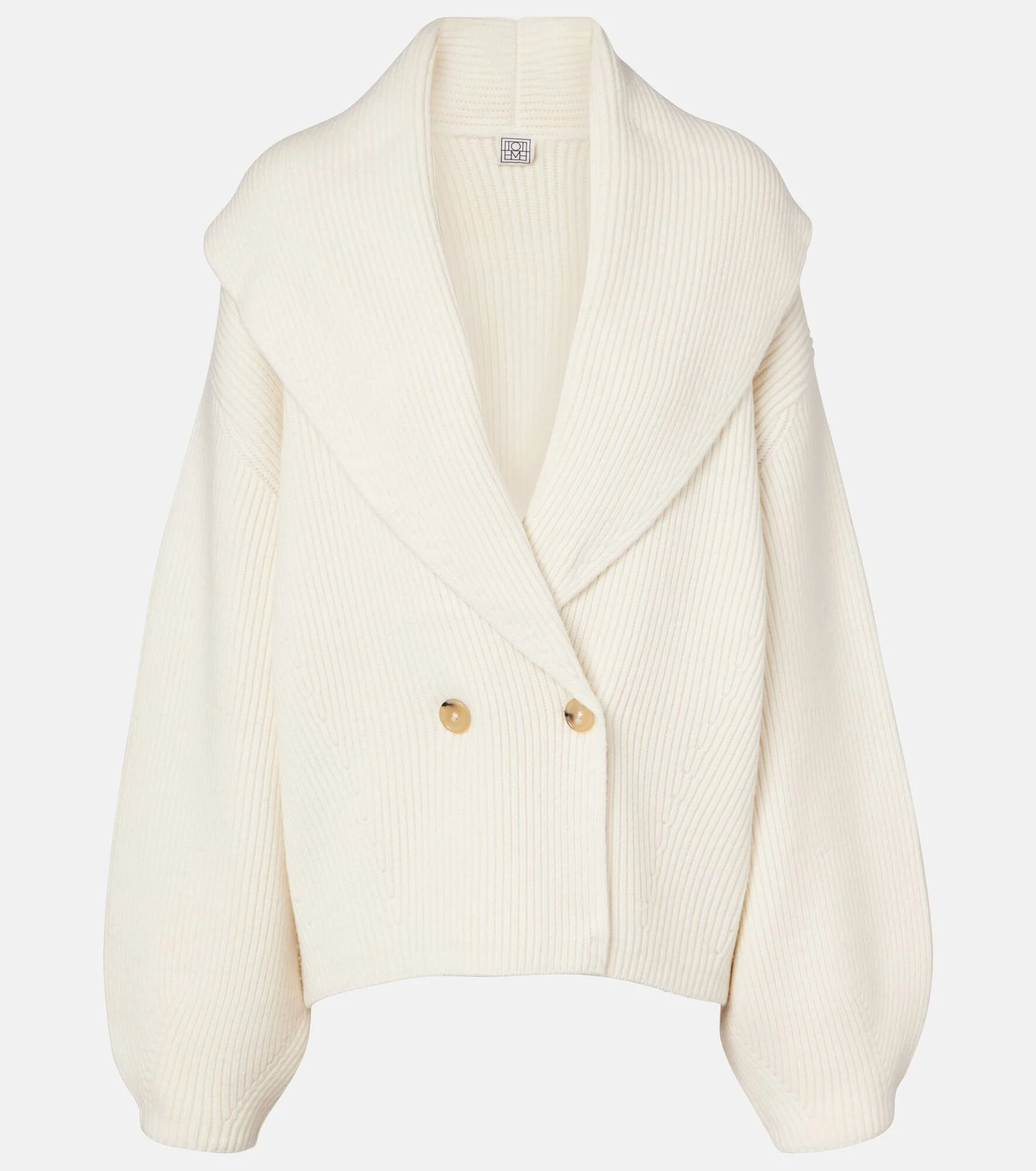 Wool-blend cardigan - 1