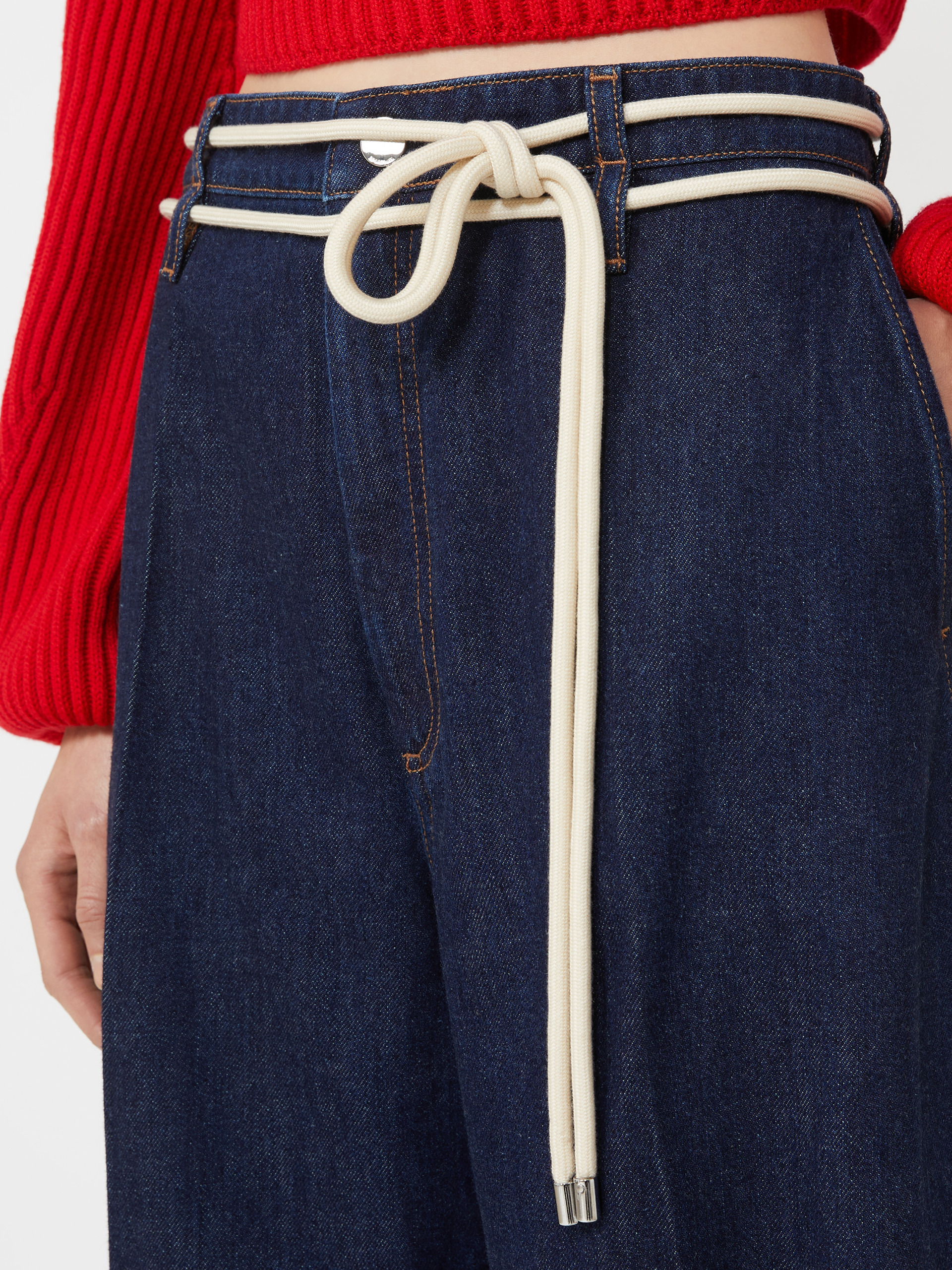 NEMBI Mannish denim jeans - 5