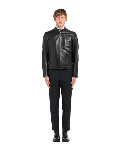 Prada Nappa leather biker jacket outlook