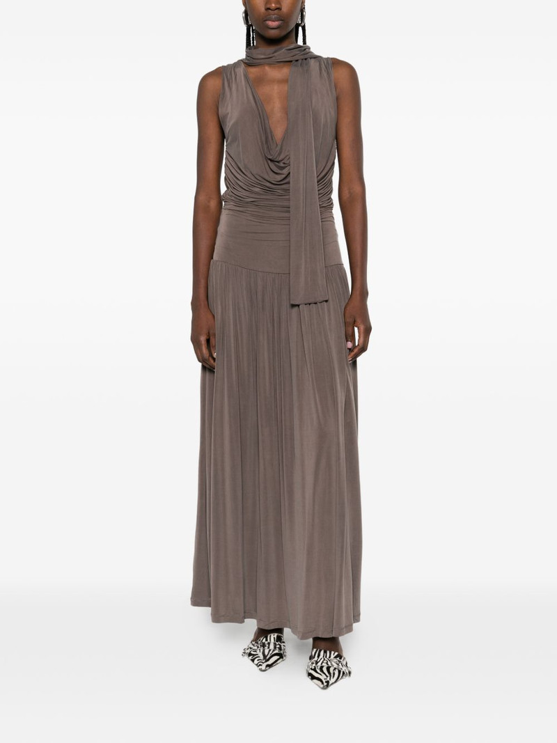 AYA MUSE Alyve ruched midi dress outlook