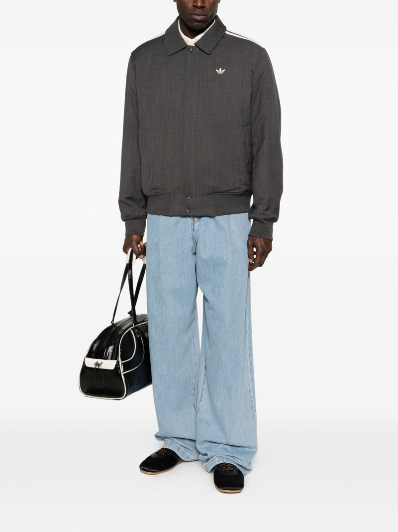 WALES BONNER stripe-detail bomber jacket outlook