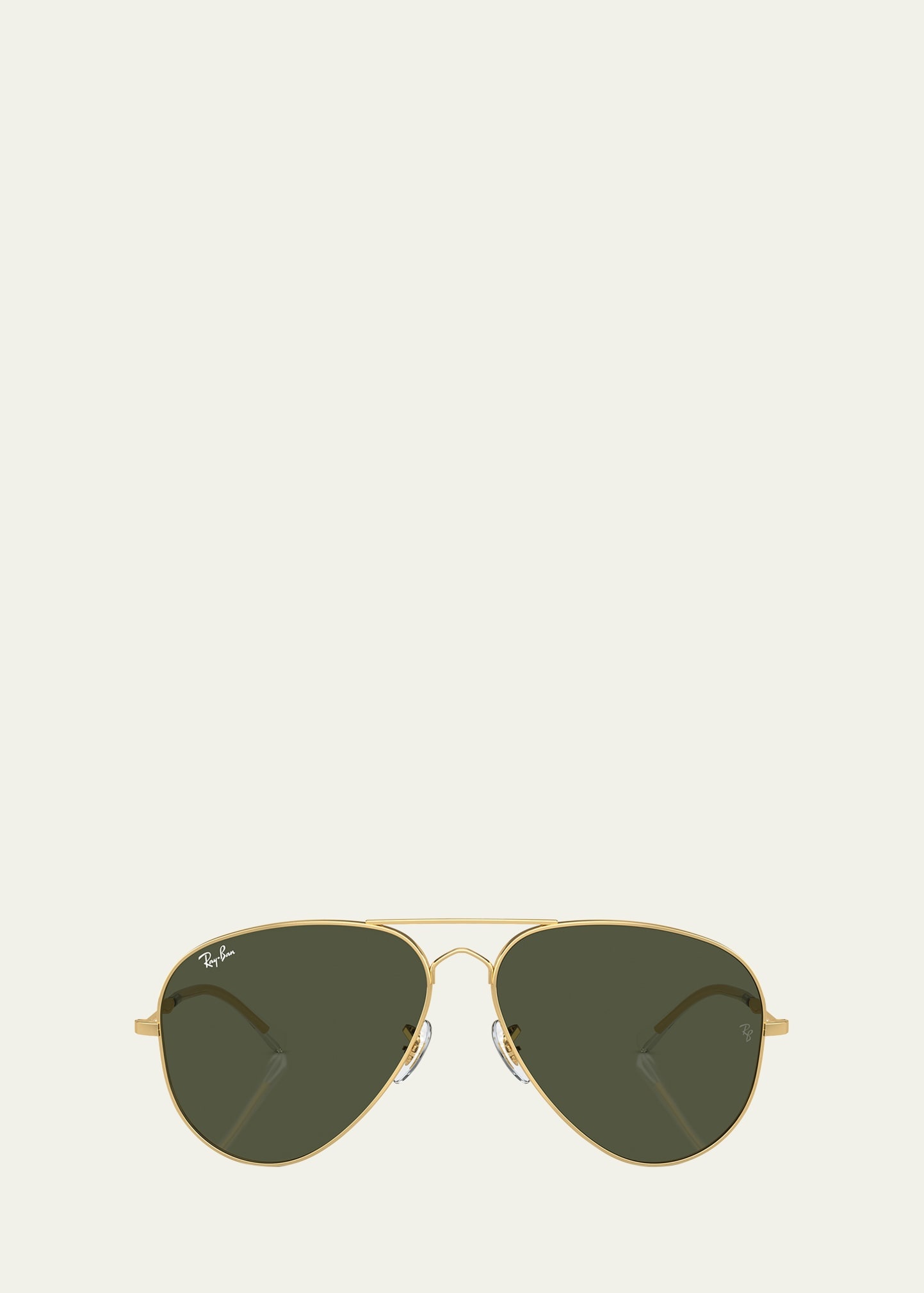 Classic Metal Aviator Sunglasses - 1