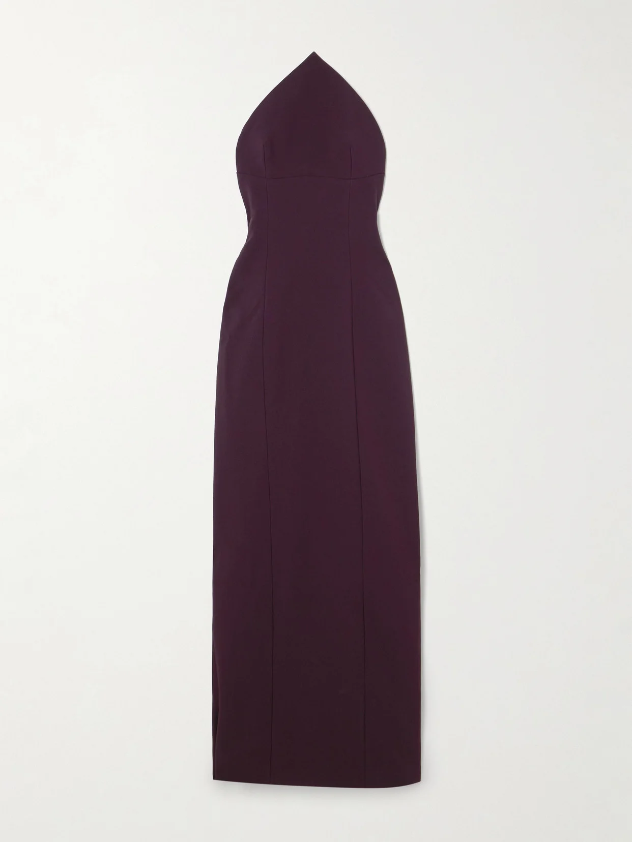 Senna Strapless Crepe Maxi Dress - 1
