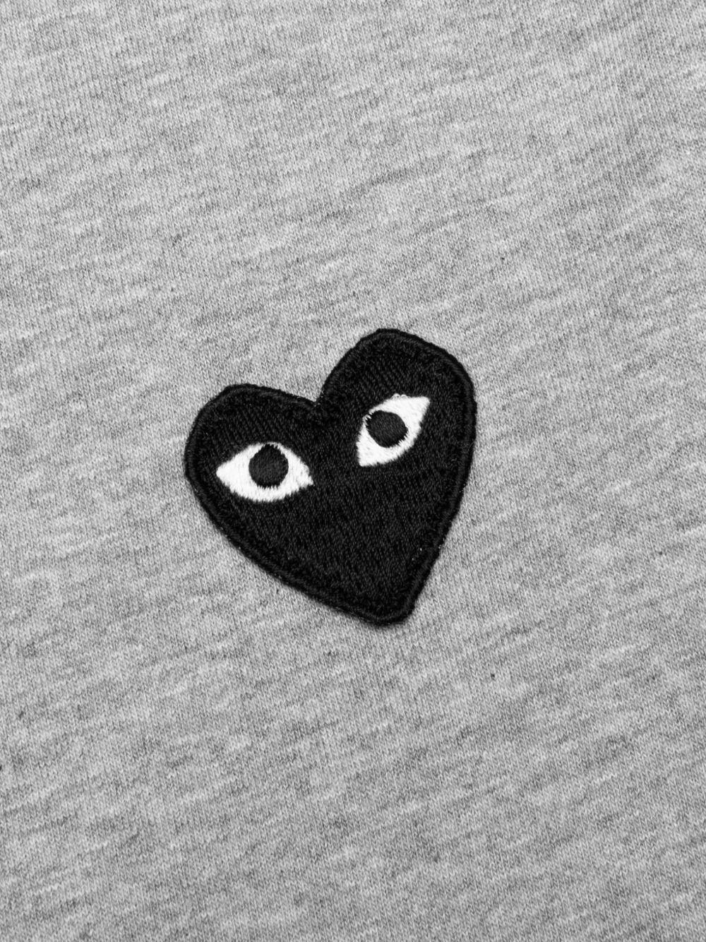 heart-emblem long-sleeve T-shirt - 3