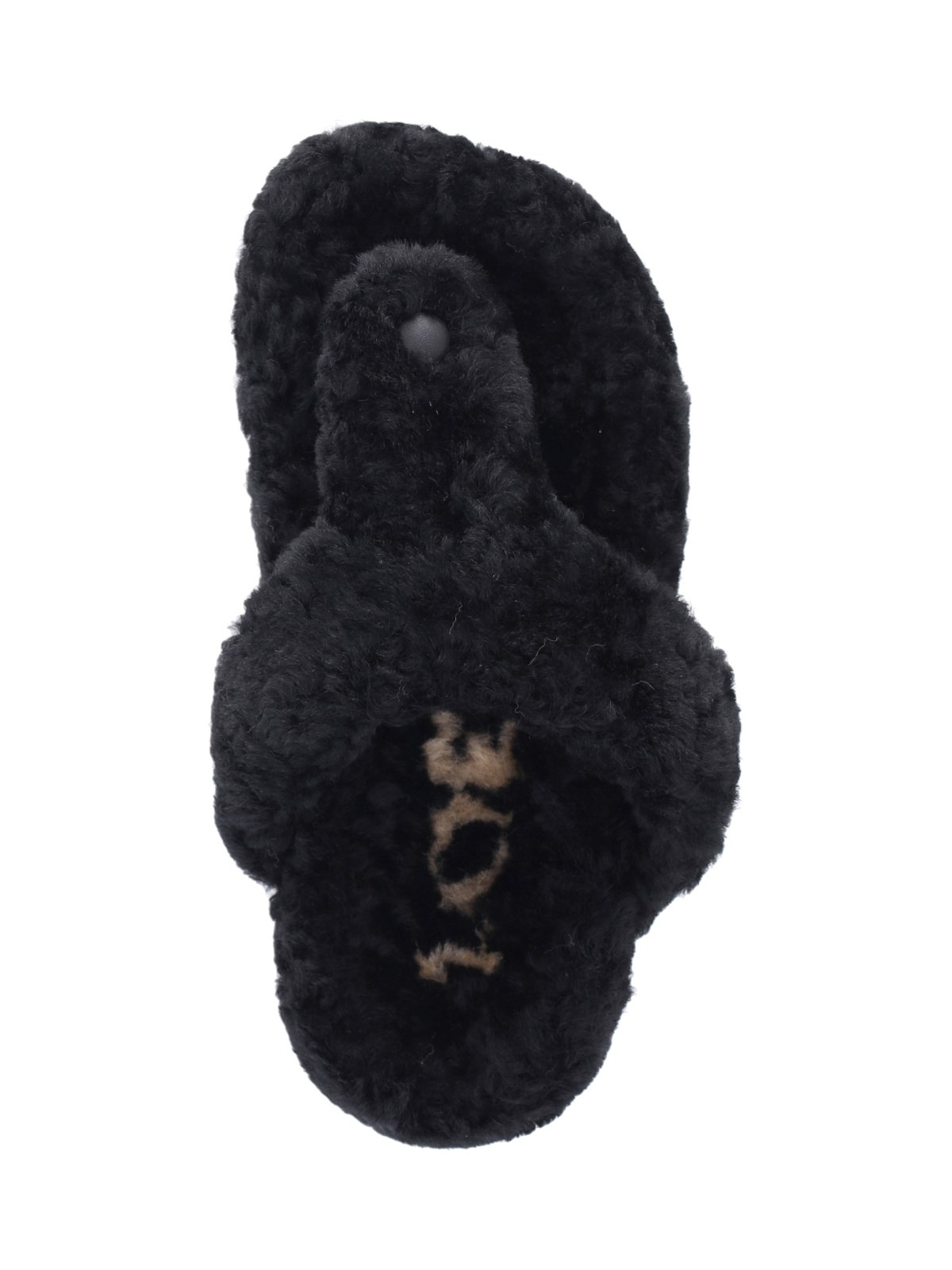SHEARLING THONG SANDALS - 5