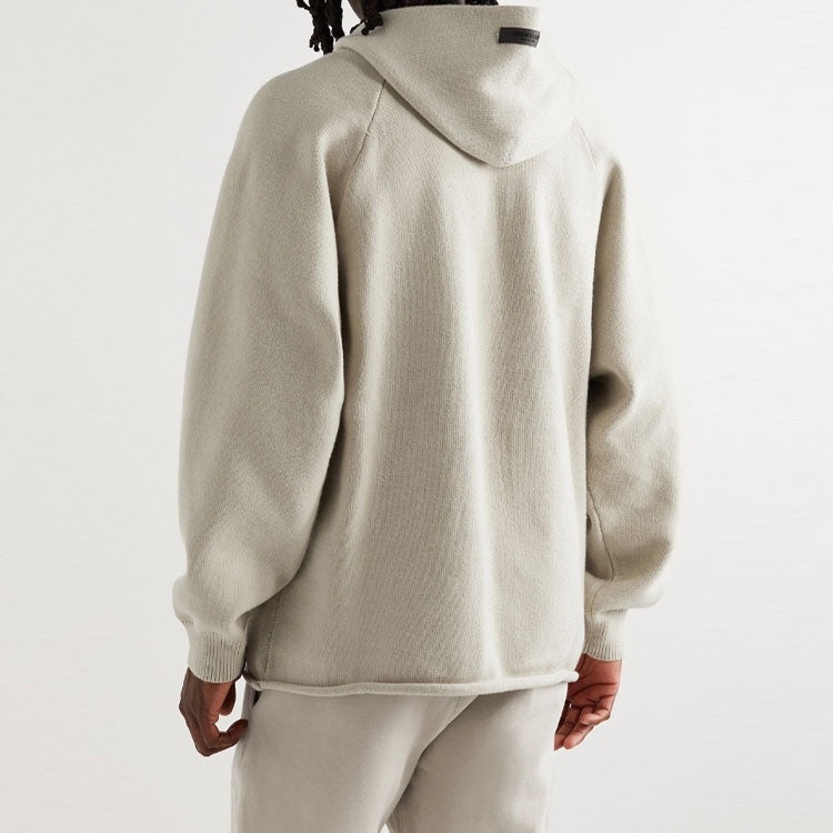 Fear of God Essentials SS22 Knit 1977 Hoodie 'Wheat' FOG-SS22-011 - 5