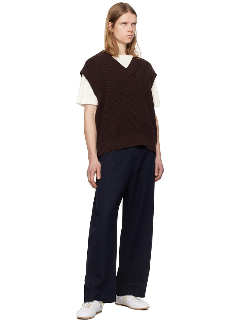 Studio Nicholson Navy Bosworth Trousers outlook