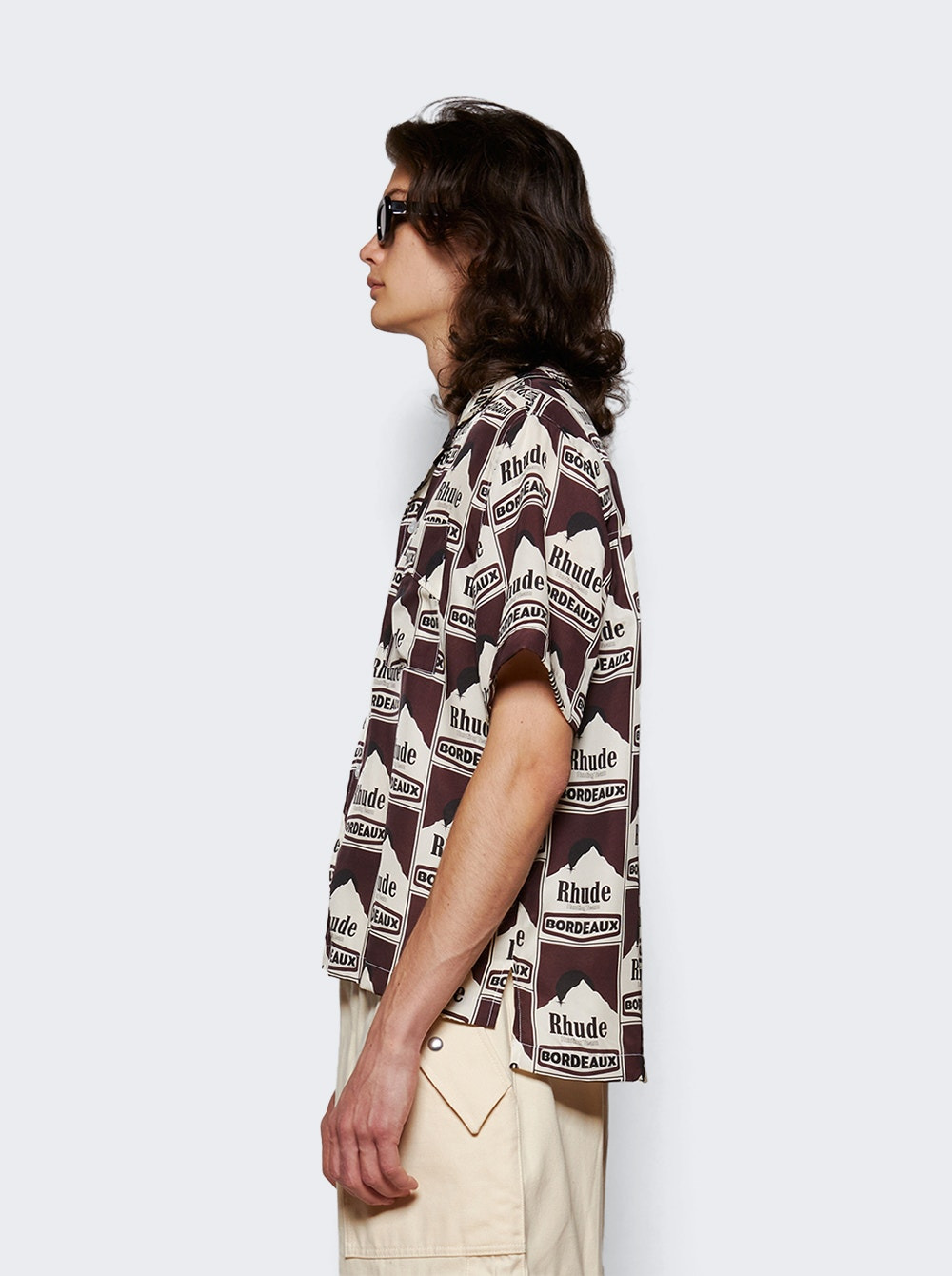 Moonlight Bordeaux Shirt Maroon And Off White - 4
