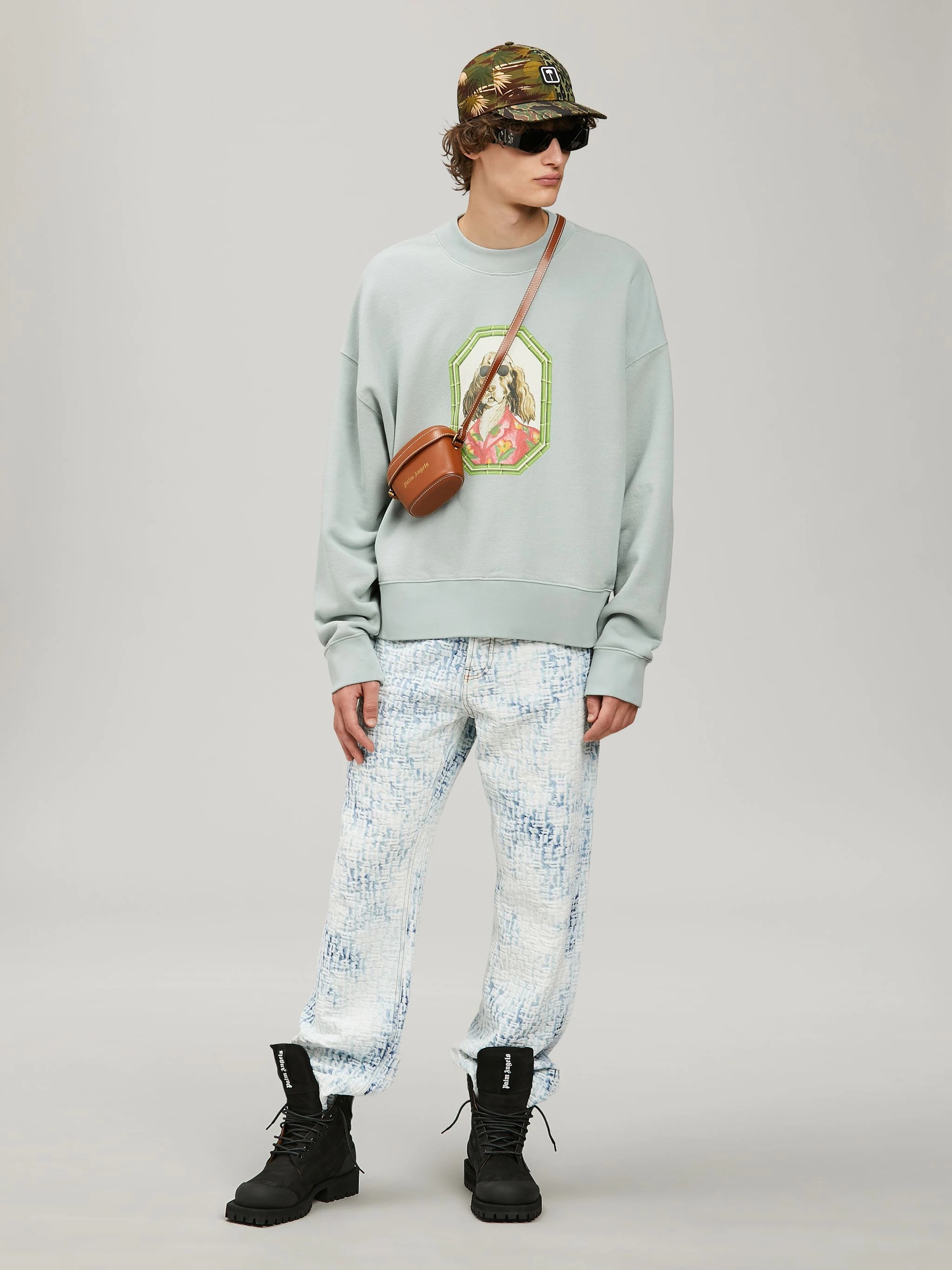 MONOGRAM DENIM PANTS - 2