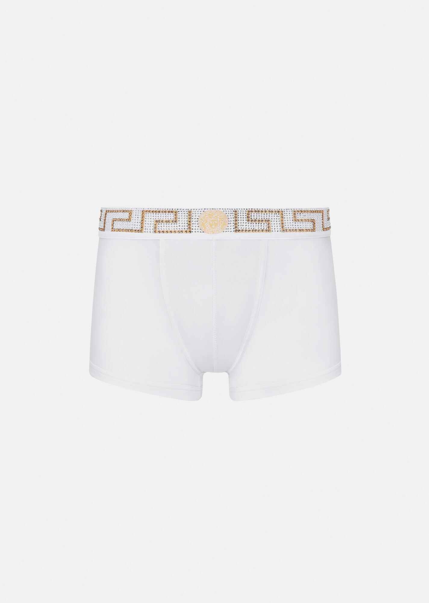 Crystal Greca Border Low Rise Trunks - 1